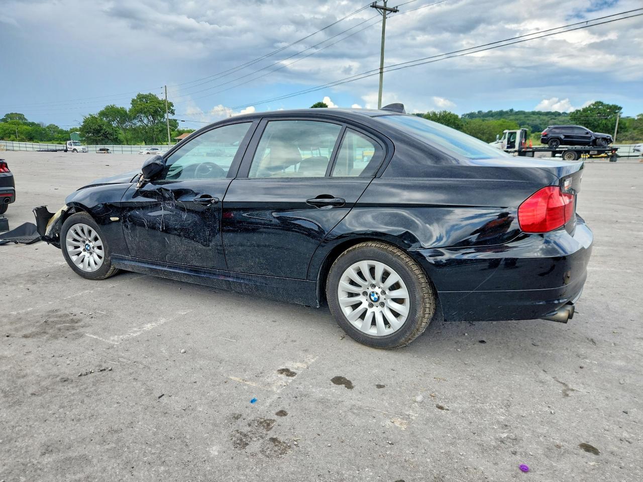 2009 Bmw 328 I Black vin: WBAPH73539E127345
