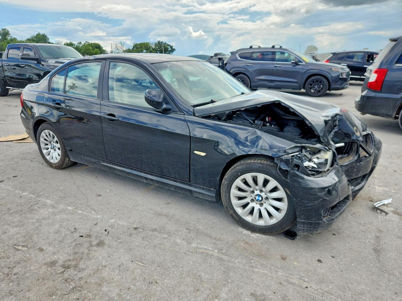 2009 Bmw 328 I Black vin: WBAPH73539E127345