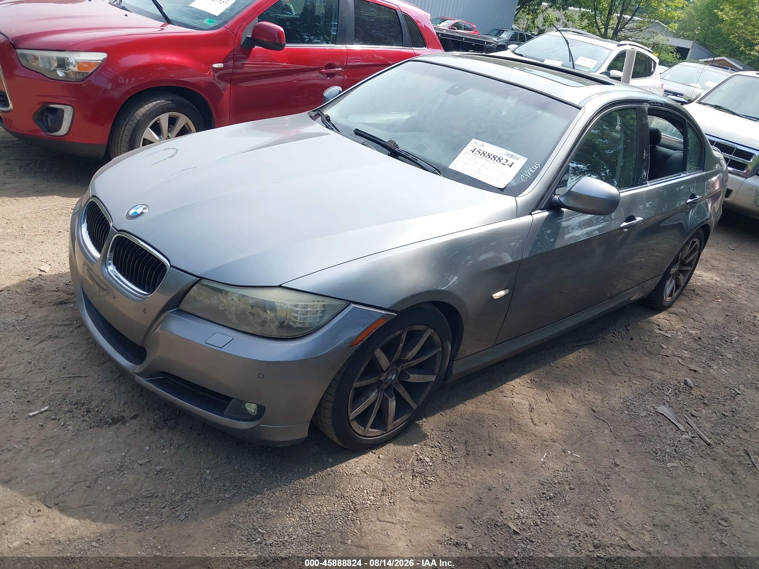 2009 Bmw 328i   Gray vin: WBAPH73549E126947