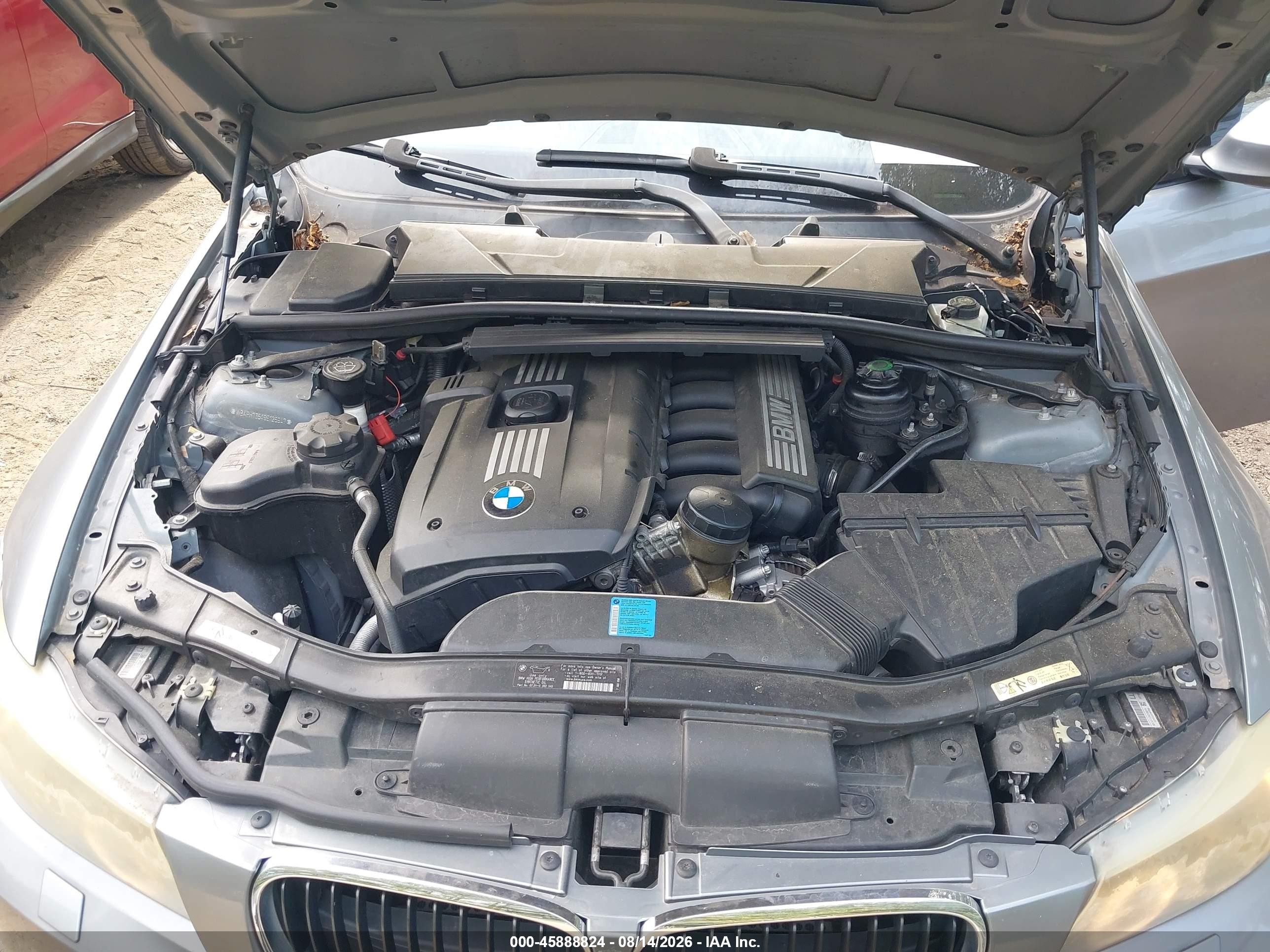 2009 Bmw 328i   Gray vin: WBAPH73549E126947
