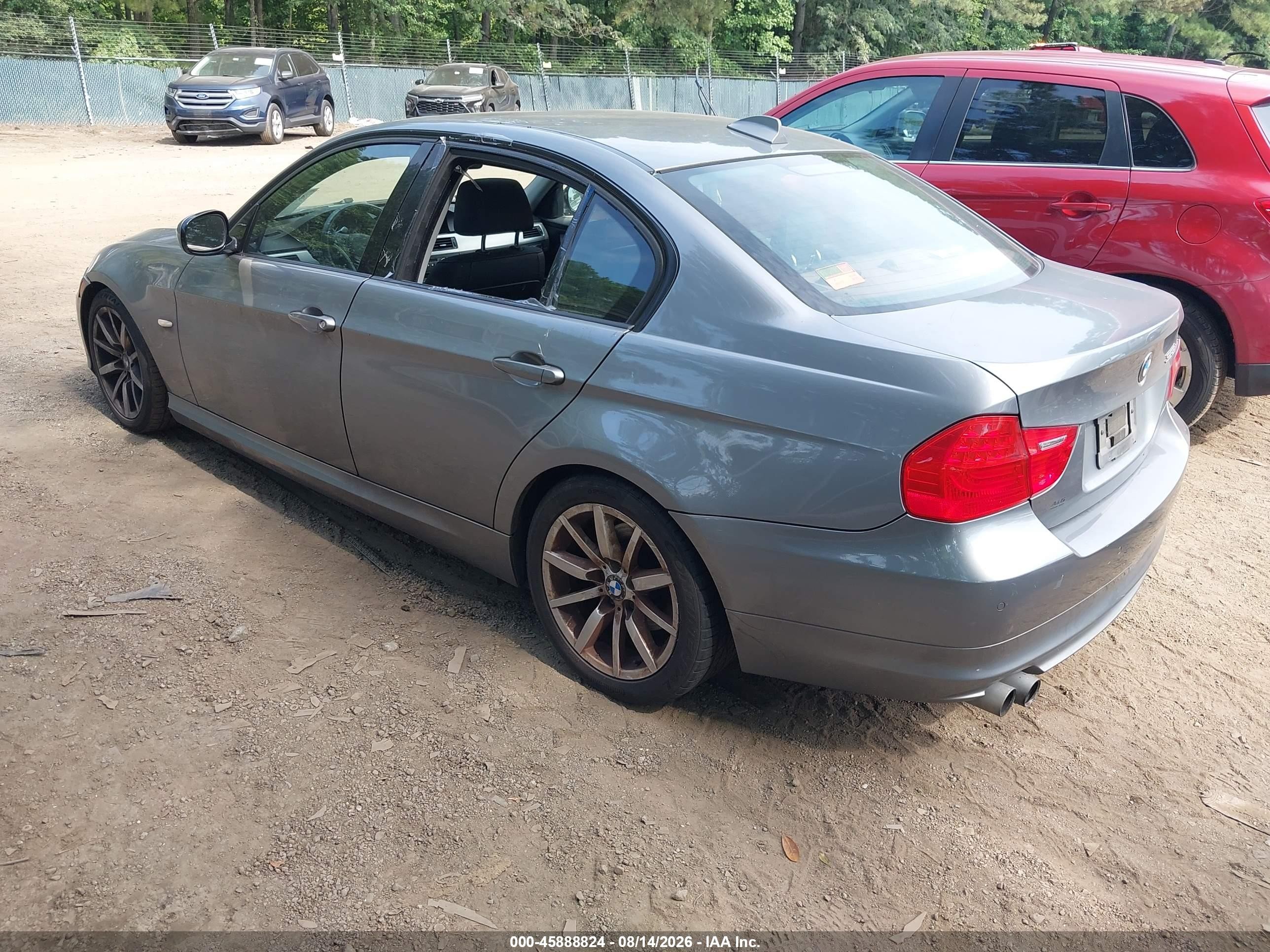 2009 Bmw 328i   Gray vin: WBAPH73549E126947