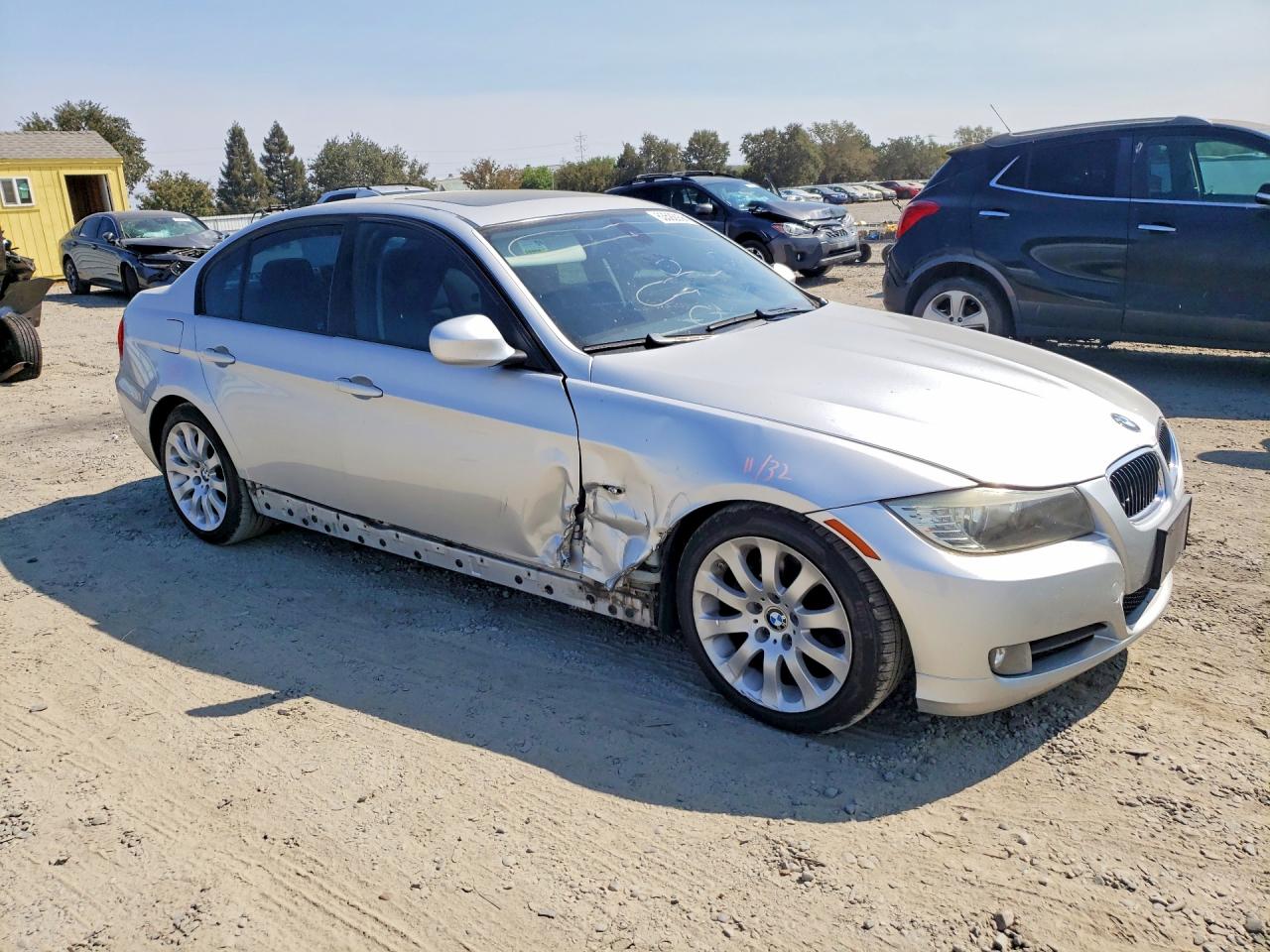 2009 Bmw 328 I Silver vin: WBAPH73559A174478
