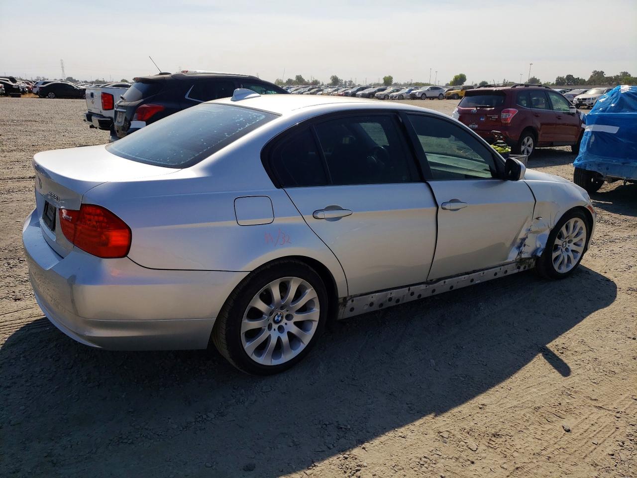 2009 Bmw 328 I Silver vin: WBAPH73559A174478
