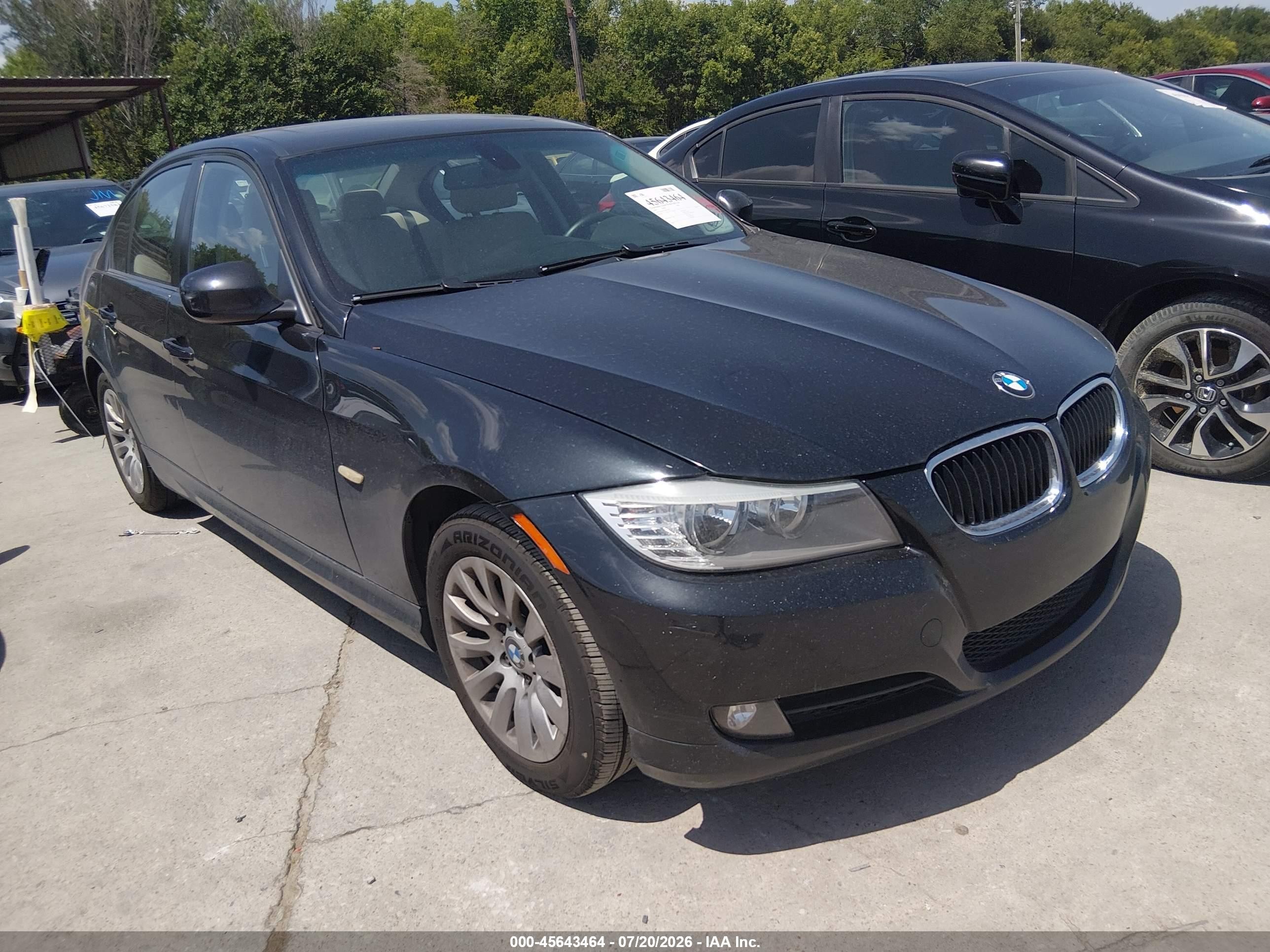 2009 Bmw 328i   Черный vin: WBAPH73569E128165