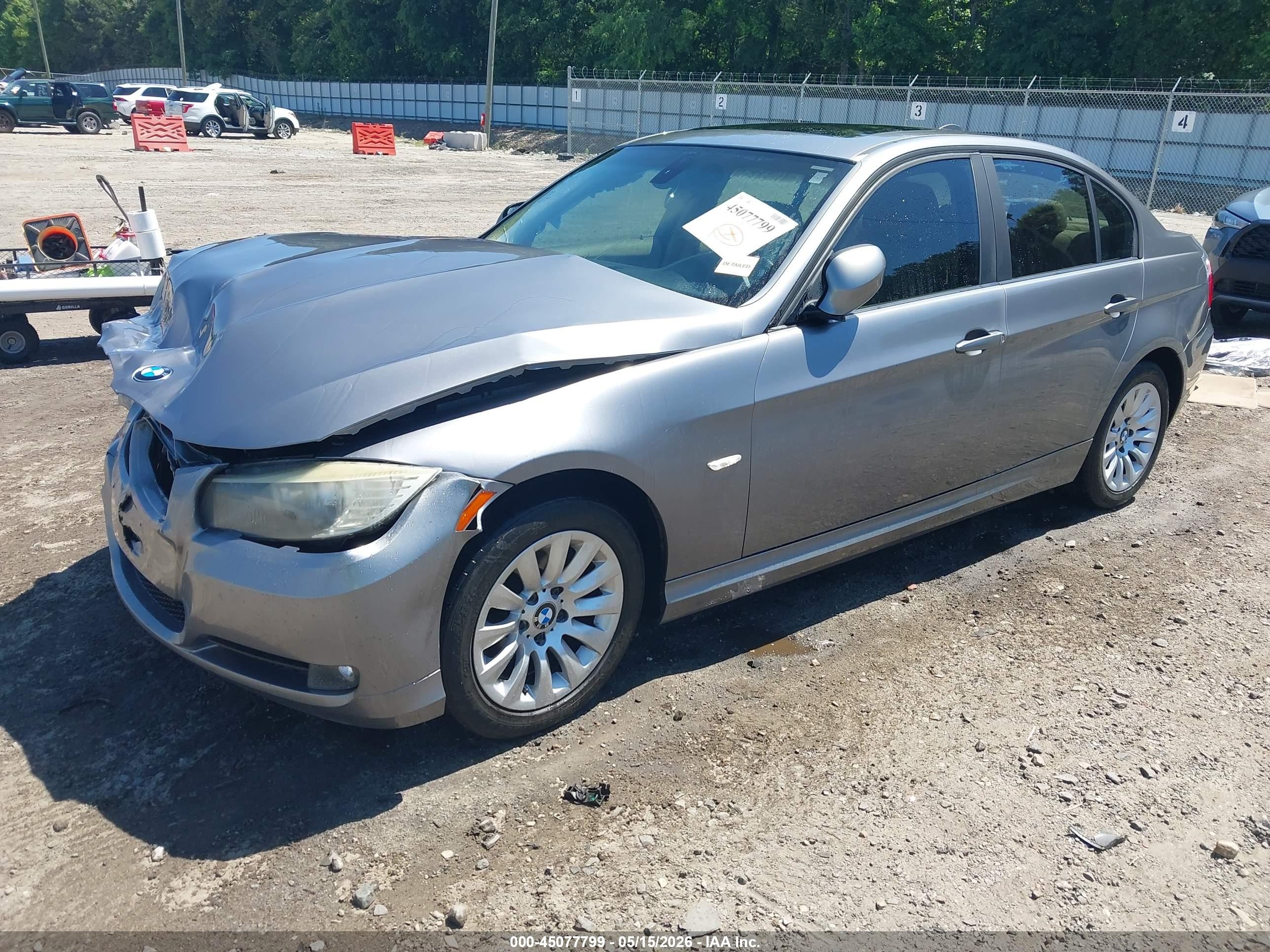 2009 Bmw 328i   Gray vin: WBAPH73589E127289