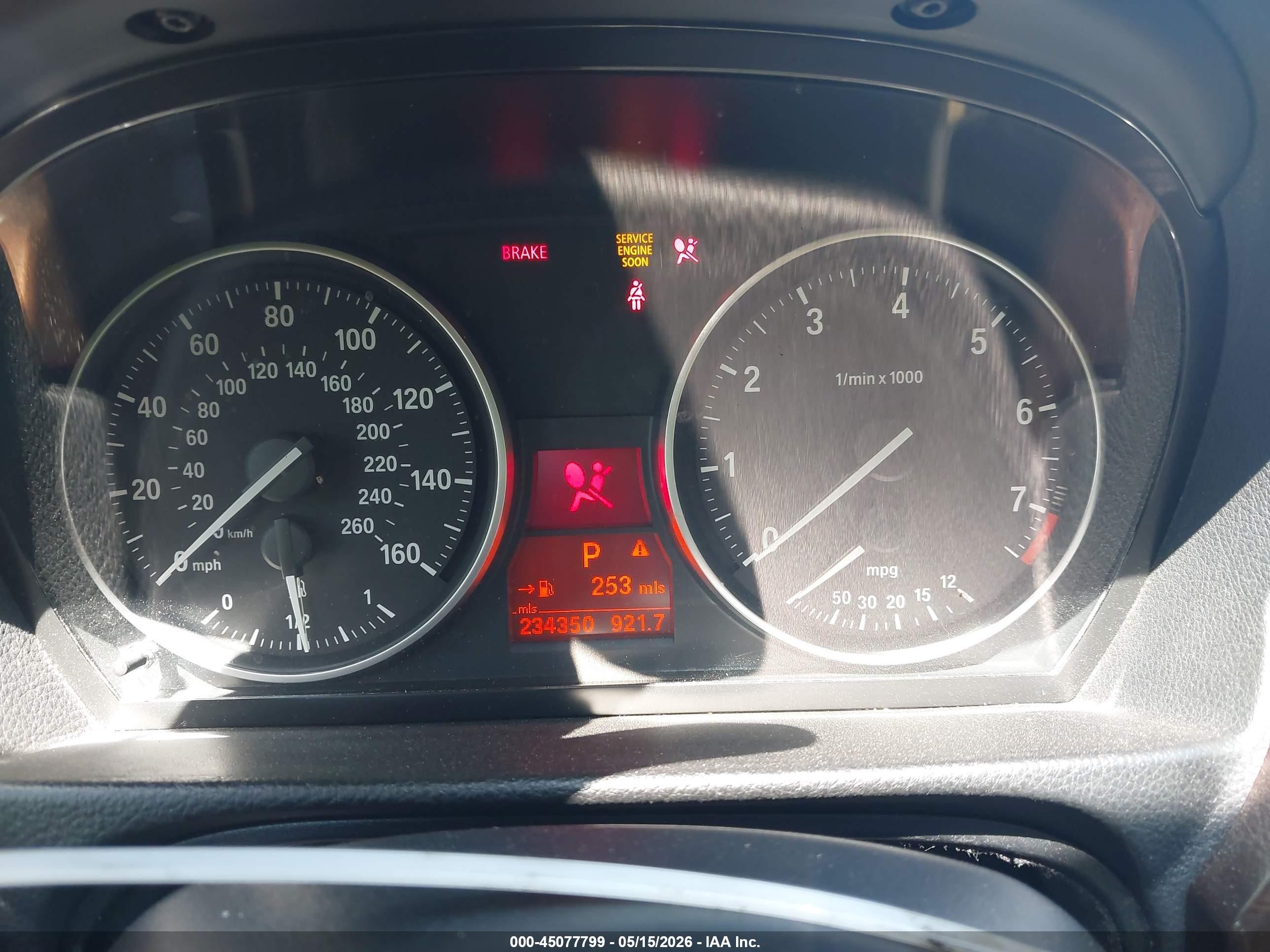 2009 Bmw 328i   Gray vin: WBAPH73589E127289