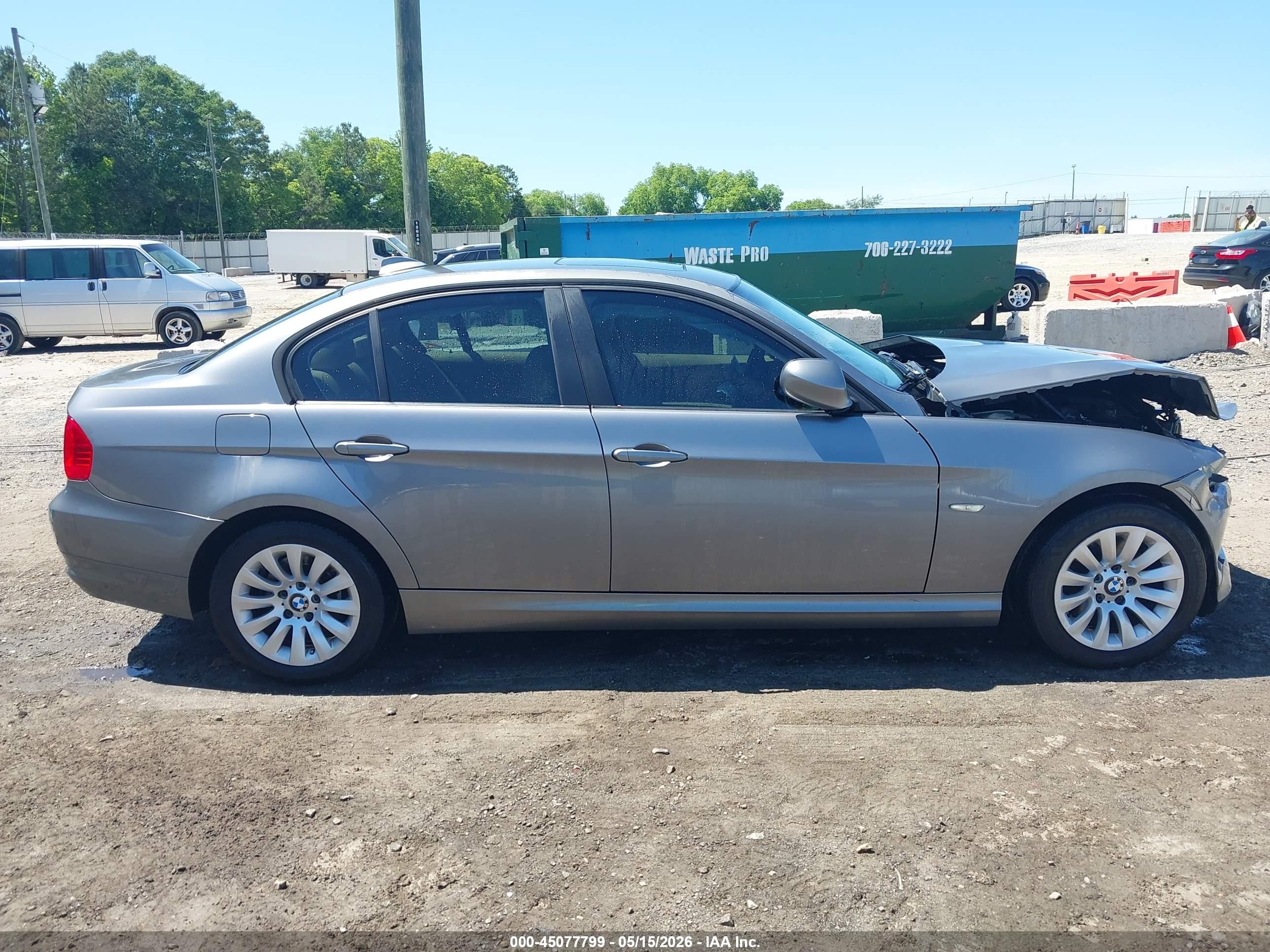 2009 Bmw 328i   Gray vin: WBAPH73589E127289