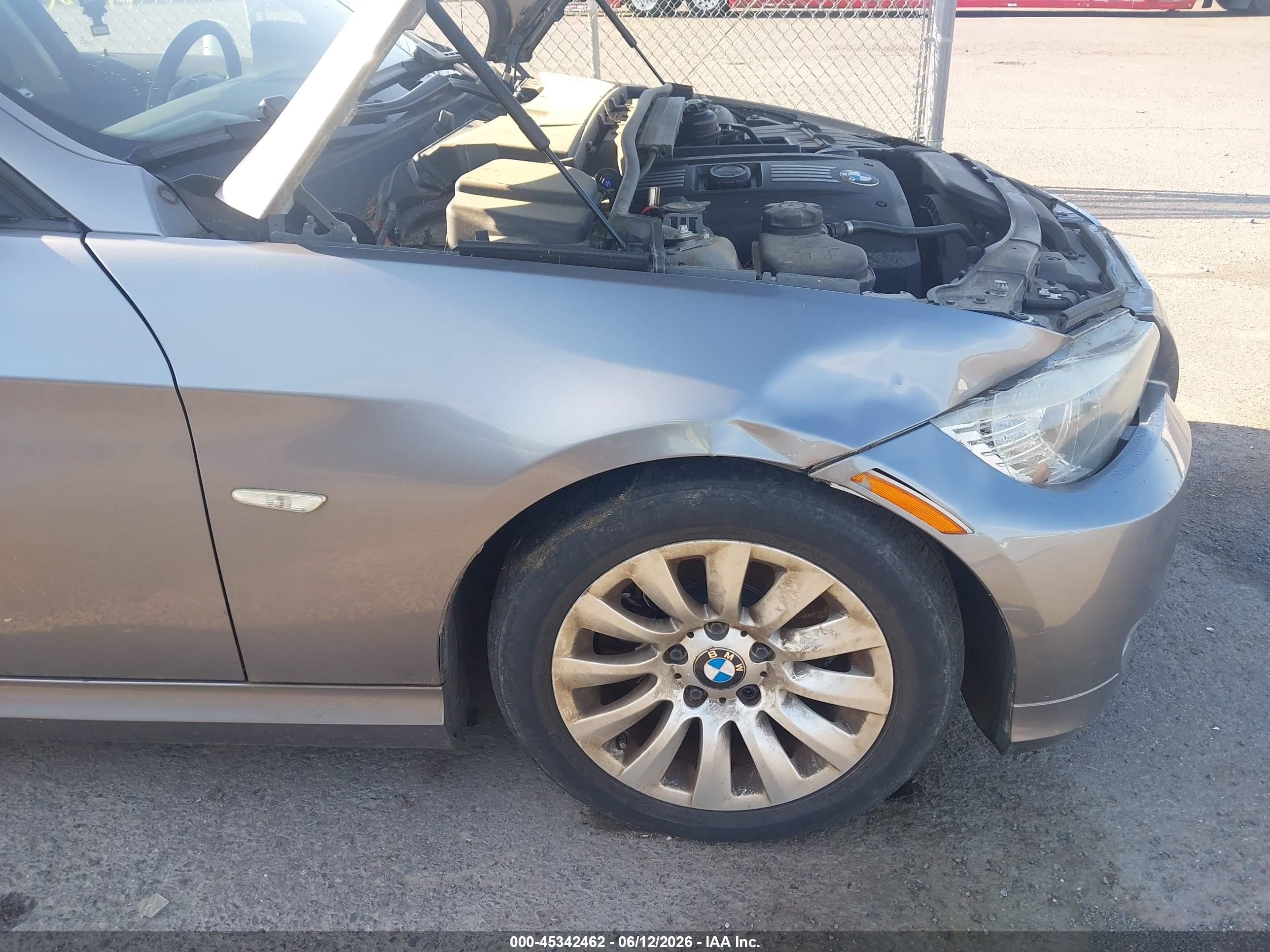 2009 Bmw 328i   Gray vin: WBAPH735X9A172869