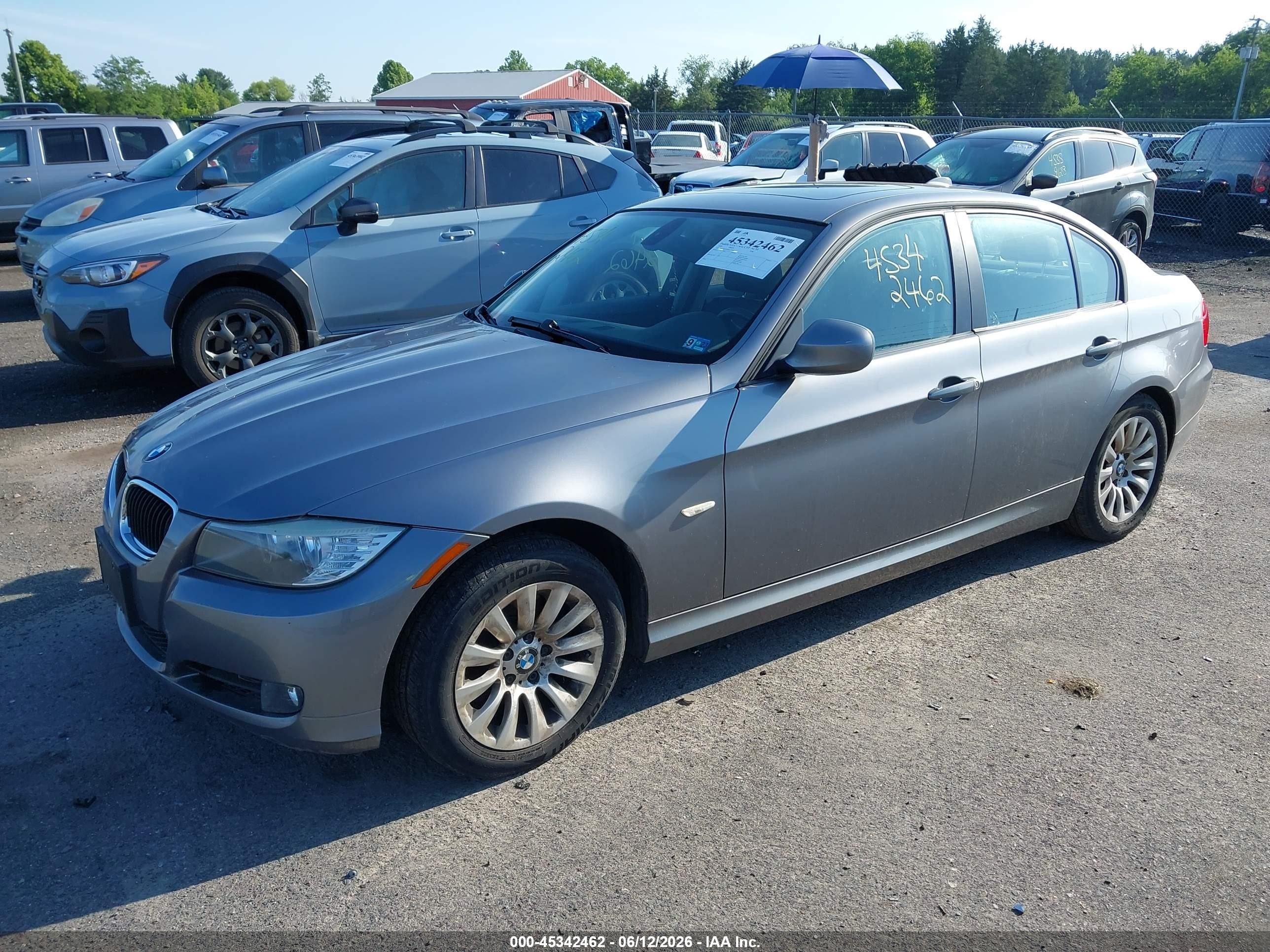 2009 Bmw 328i   Gray vin: WBAPH735X9A172869