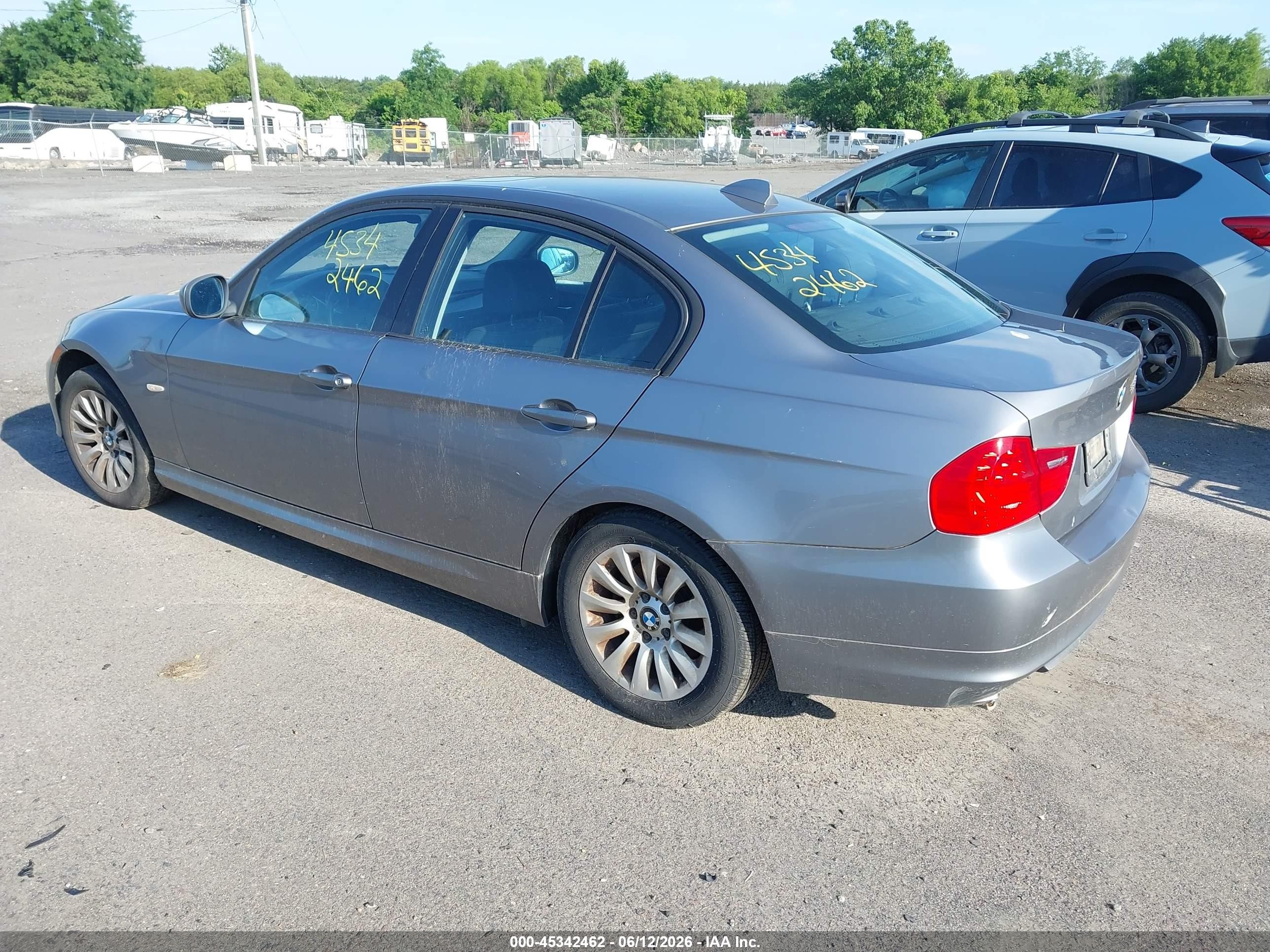 2009 Bmw 328i   Gray vin: WBAPH735X9A172869