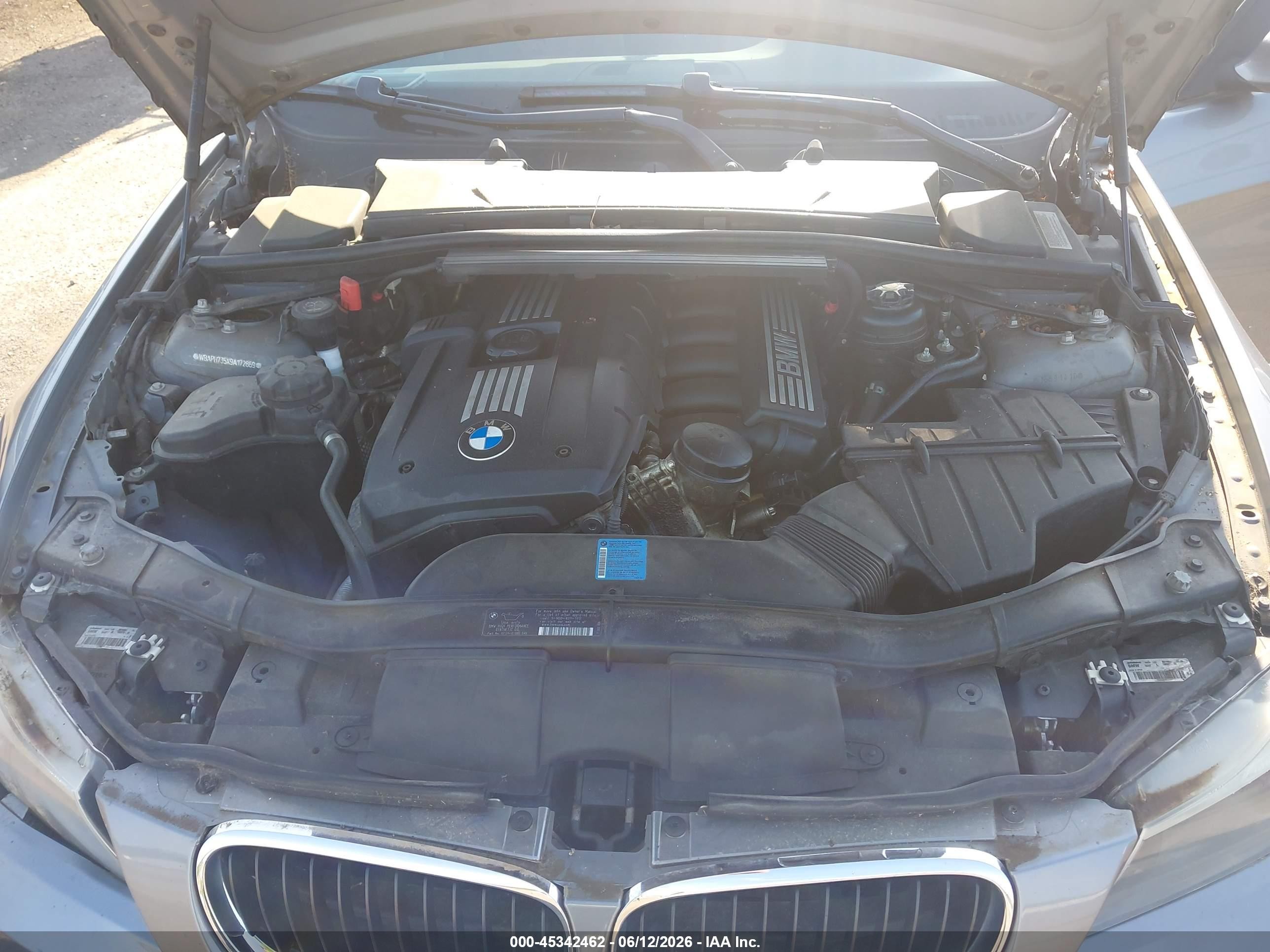 2009 Bmw 328i   Gray vin: WBAPH735X9A172869