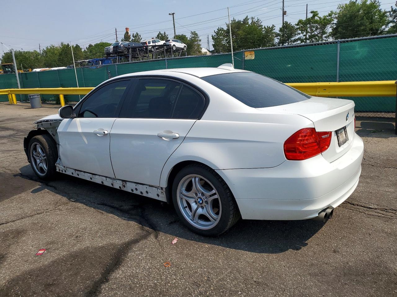 2009 Bmw 328 I White vin: WBAPH735X9A173598