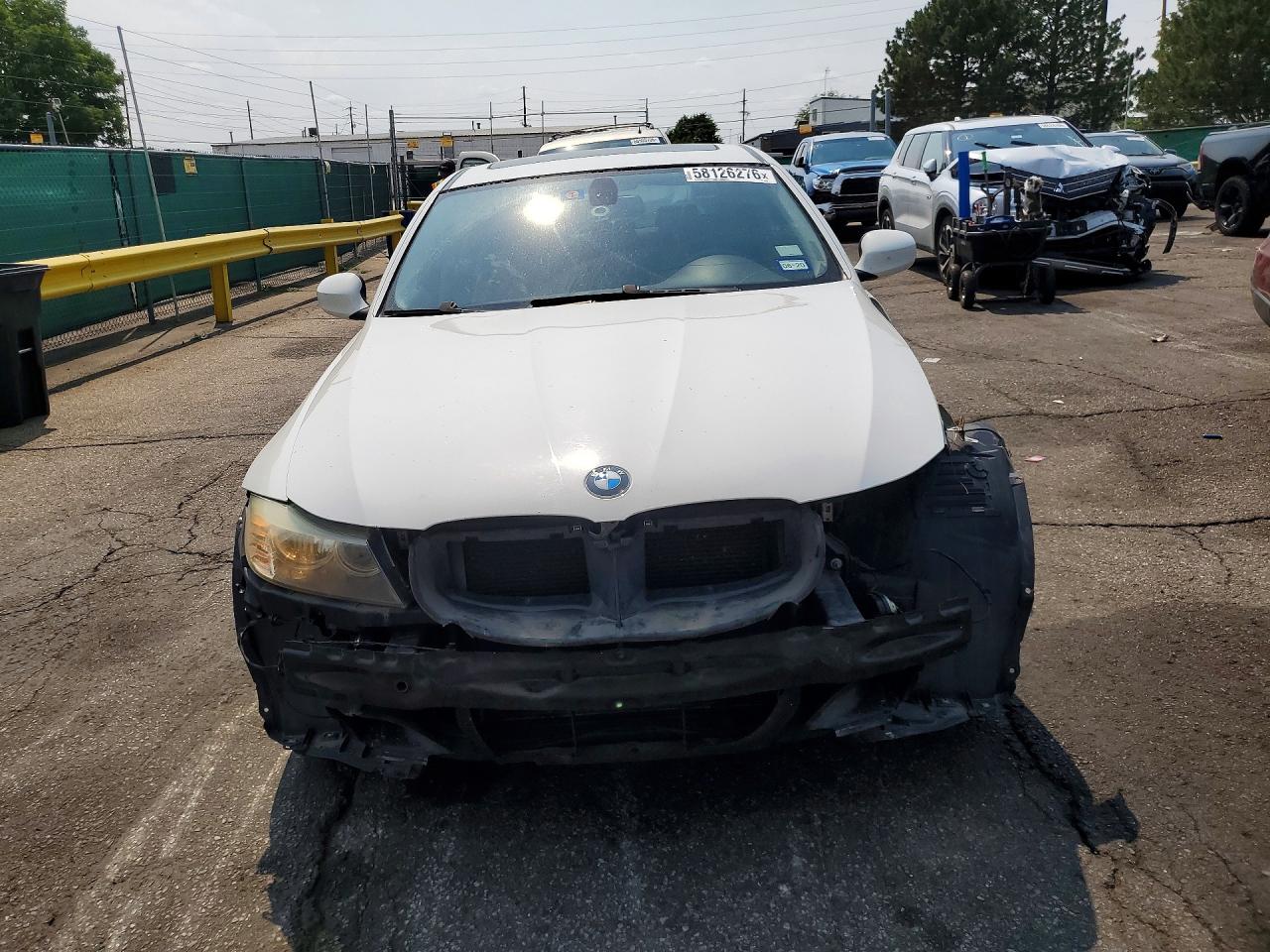 2009 Bmw 328 I White vin: WBAPH735X9A173598
