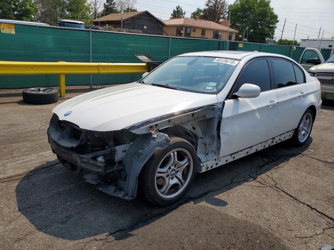 2009 Bmw 328 I White vin: WBAPH735X9A173598