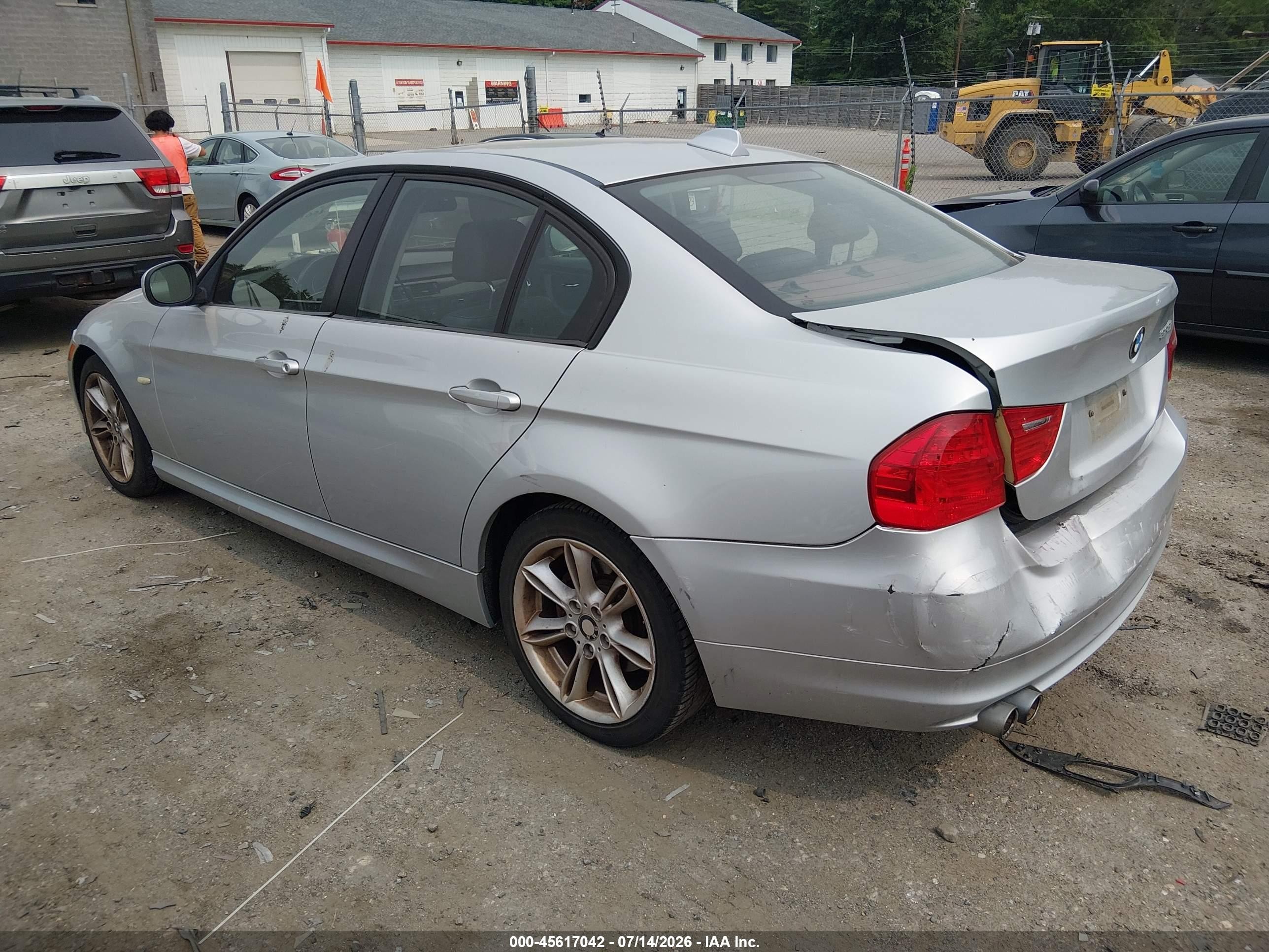 2009 Bmw 328i Silver vin: WBAPH77509NL82660