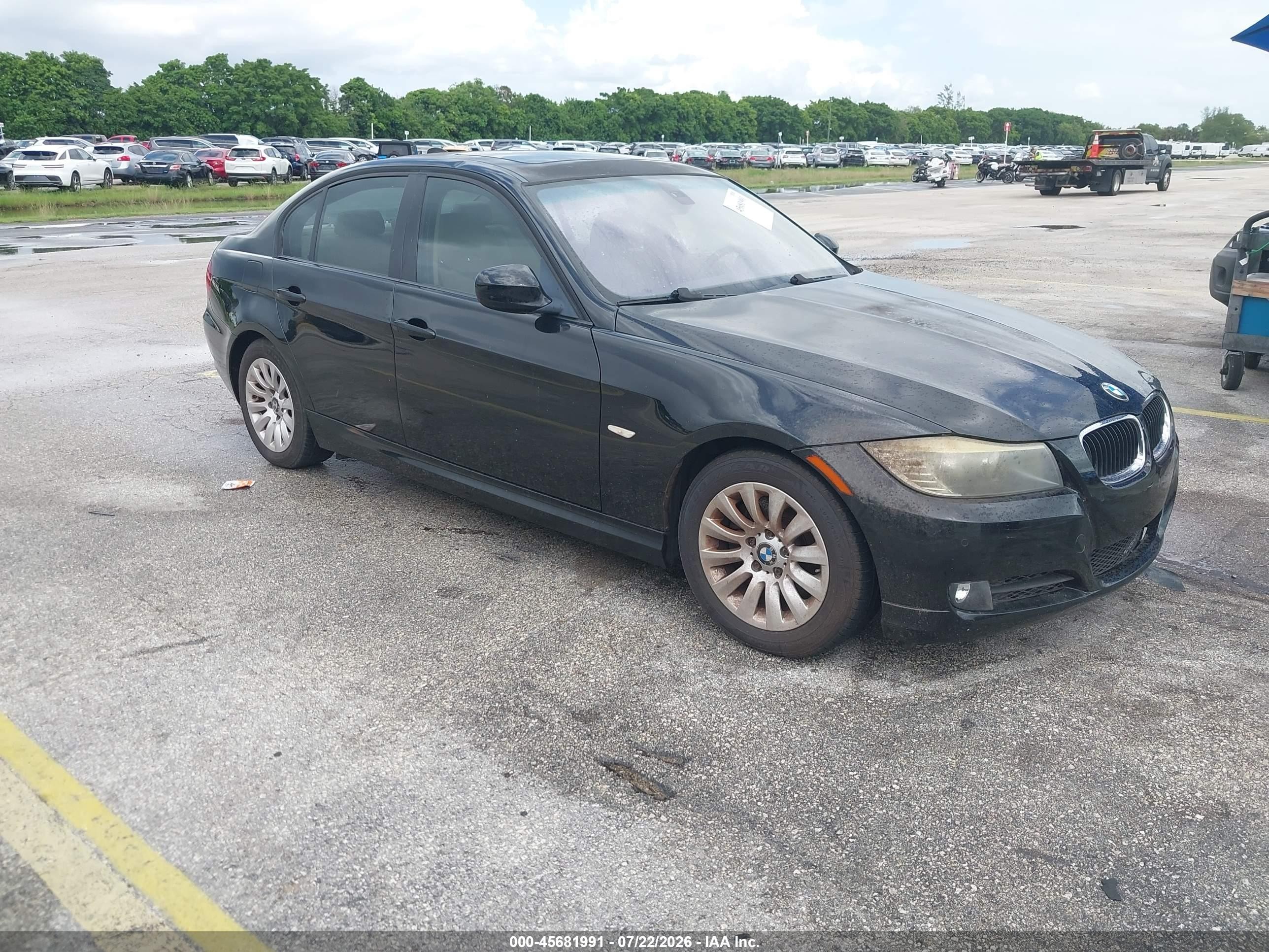 2009 Bmw 328i   Black vin: WBAPH77509NM30741