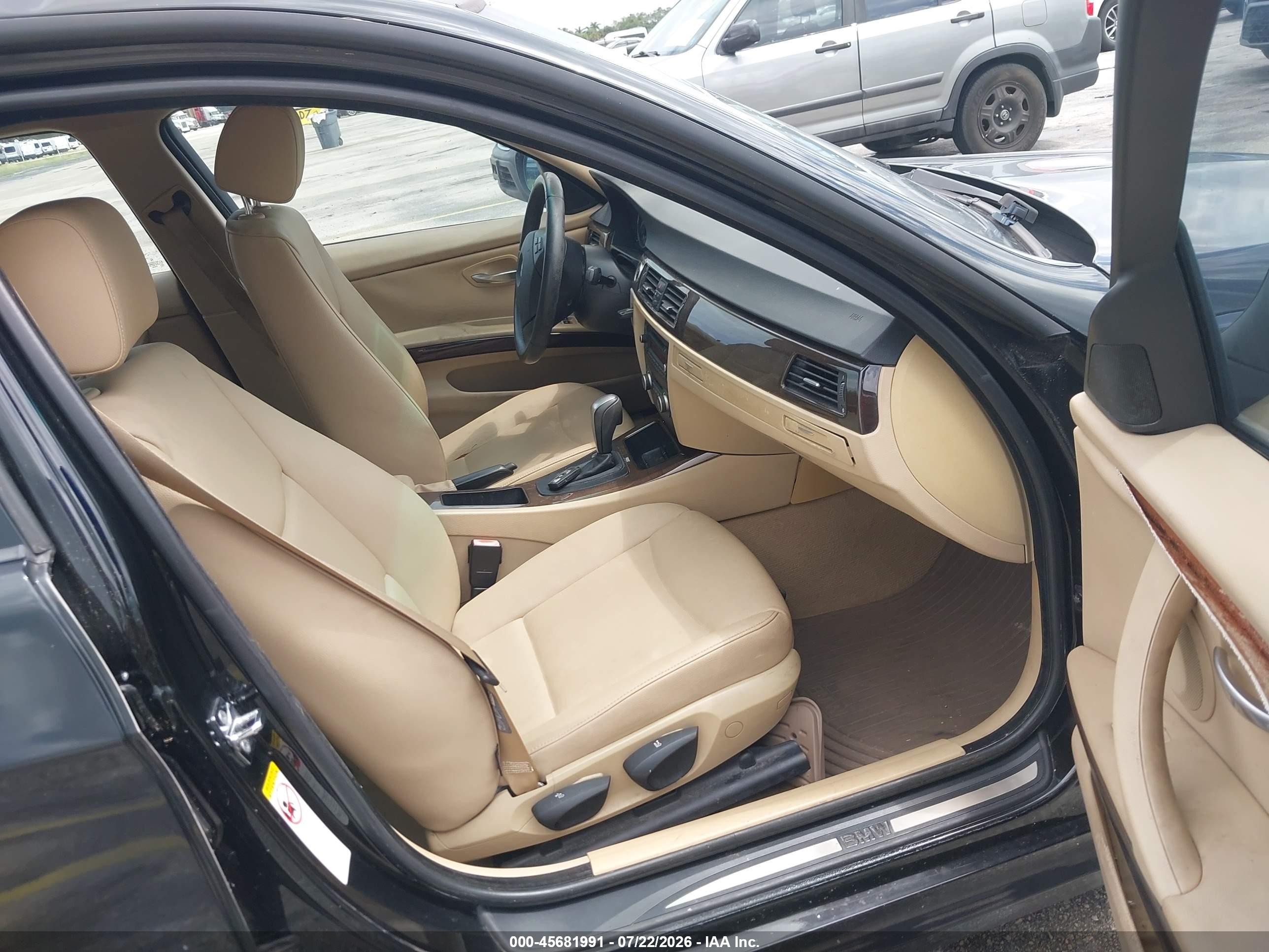 2009 Bmw 328i   Black vin: WBAPH77509NM30741