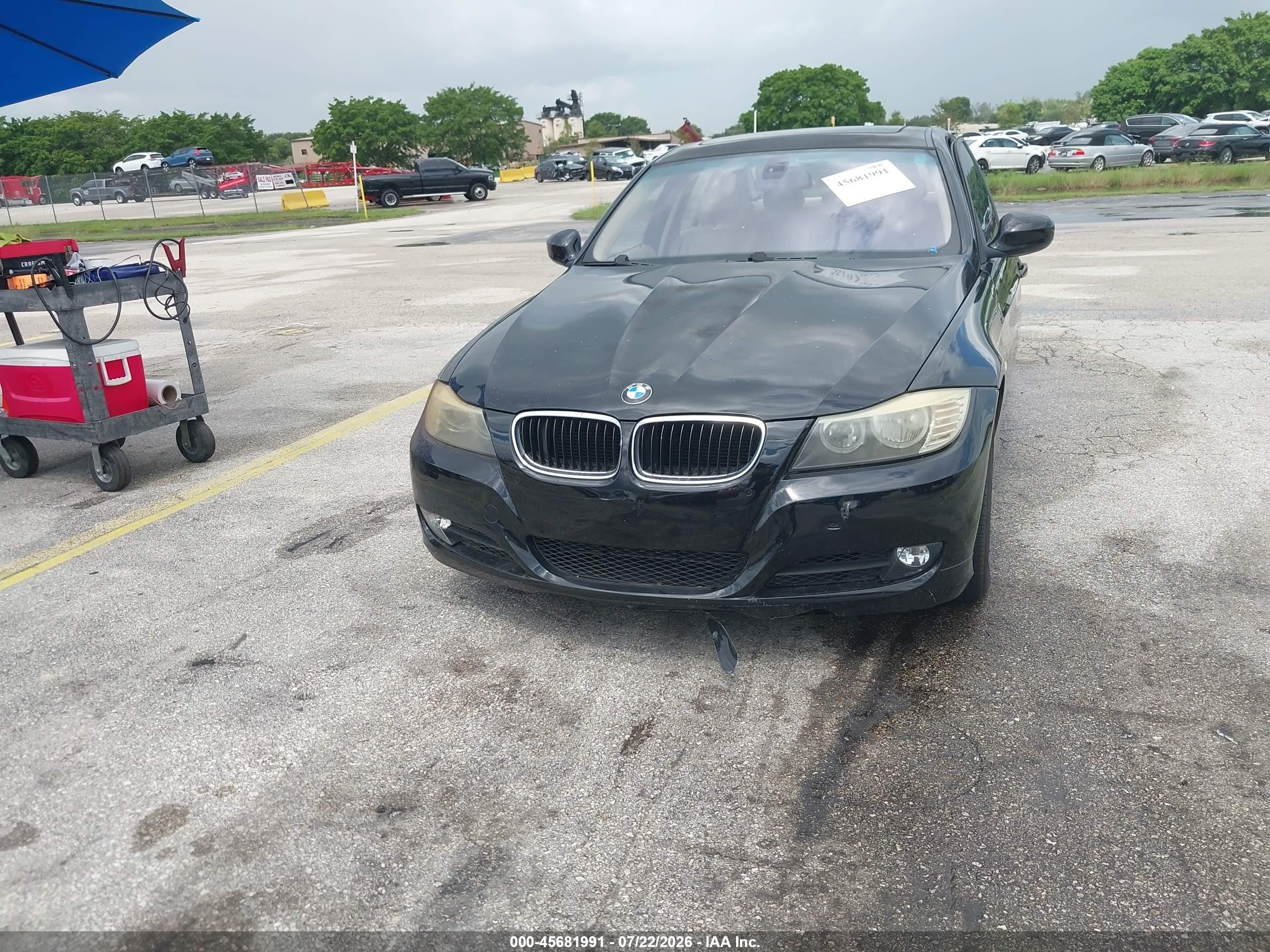 2009 Bmw 328i   Black vin: WBAPH77509NM30741