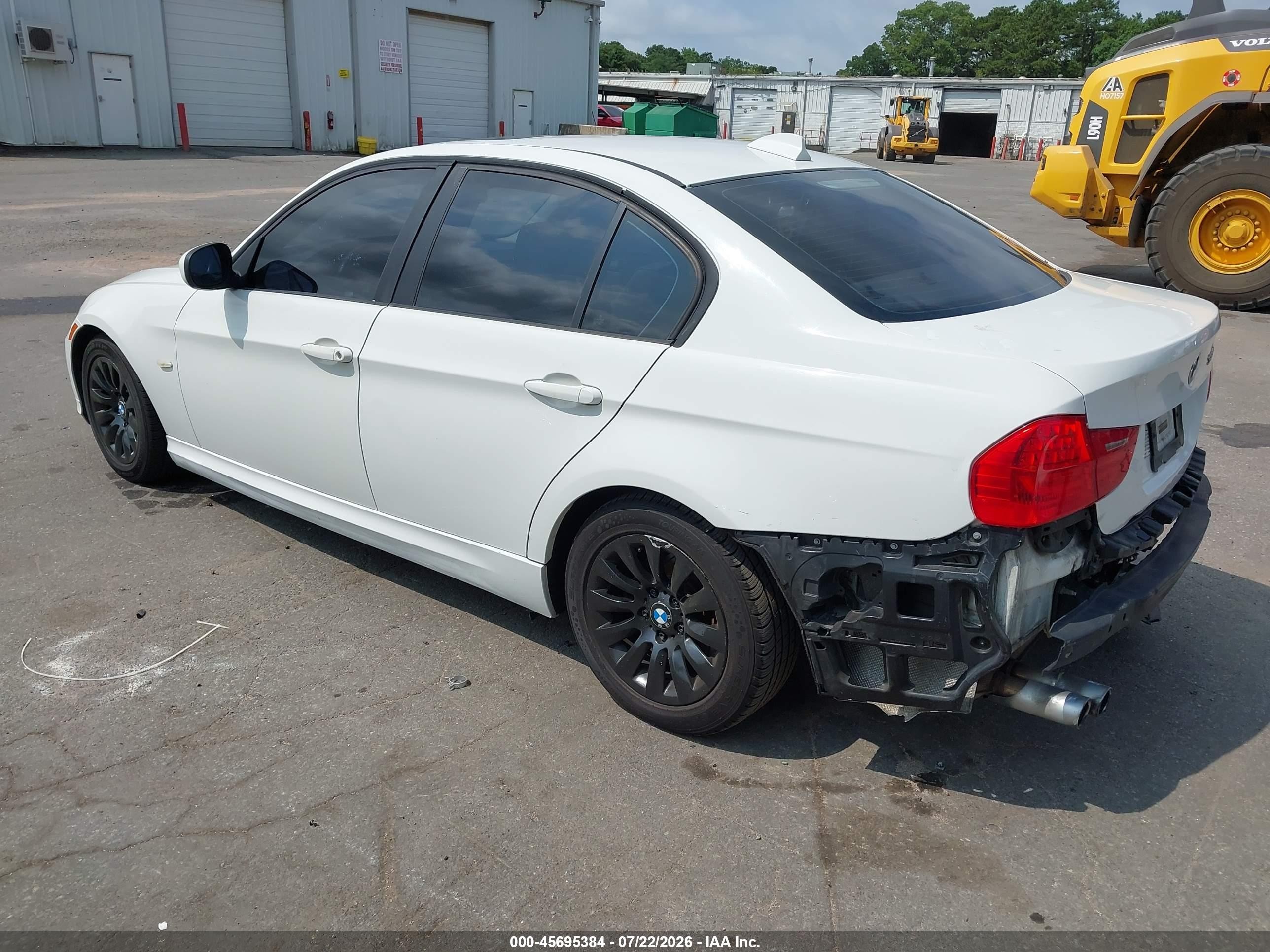 2009 Bmw 328i White vin: WBAPH77519NM31252