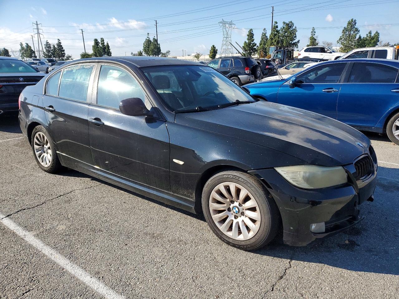 2009 Bmw Motorrad 3 Series 330i Xdrive Black vin: WBAPH77519NM47497