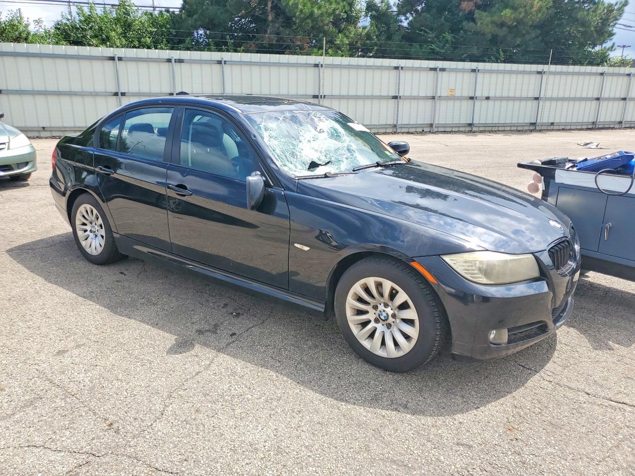 2009 Bmw 328 I Black vin: WBAPH77529NM28103