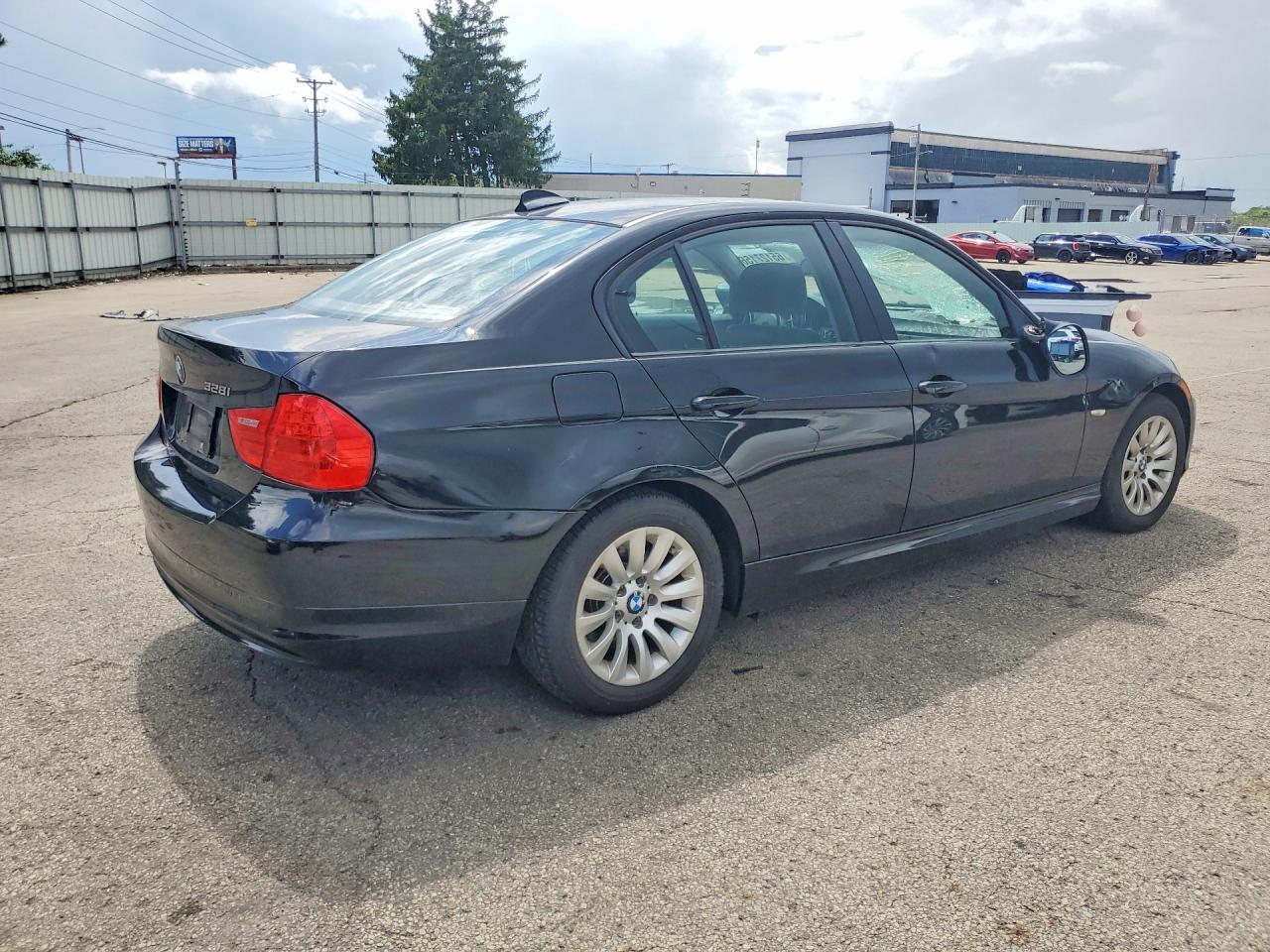 2009 Bmw 328 I Black vin: WBAPH77529NM28103