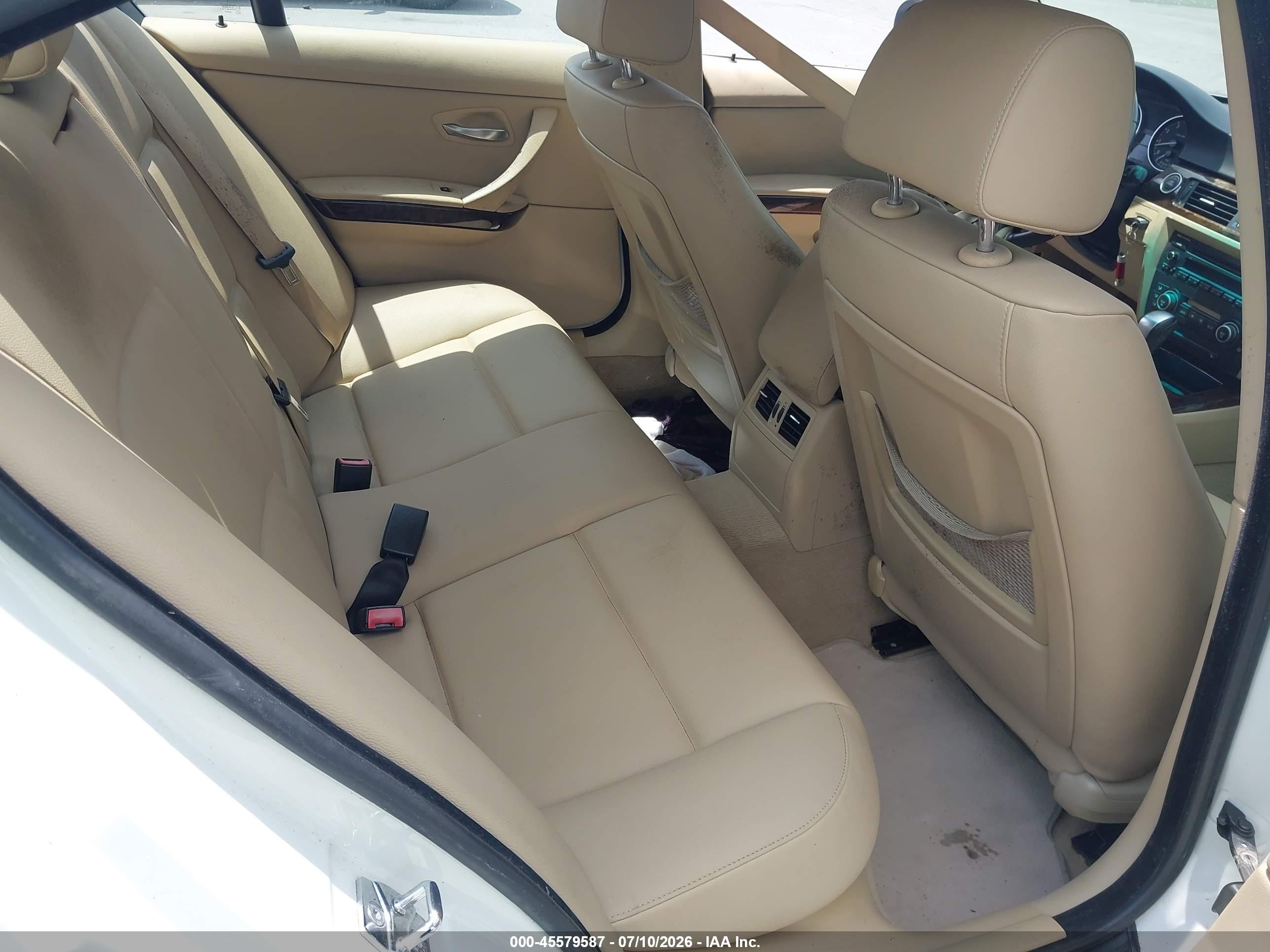 2009 Bmw 328i   White vin: WBAPH77529NM45208