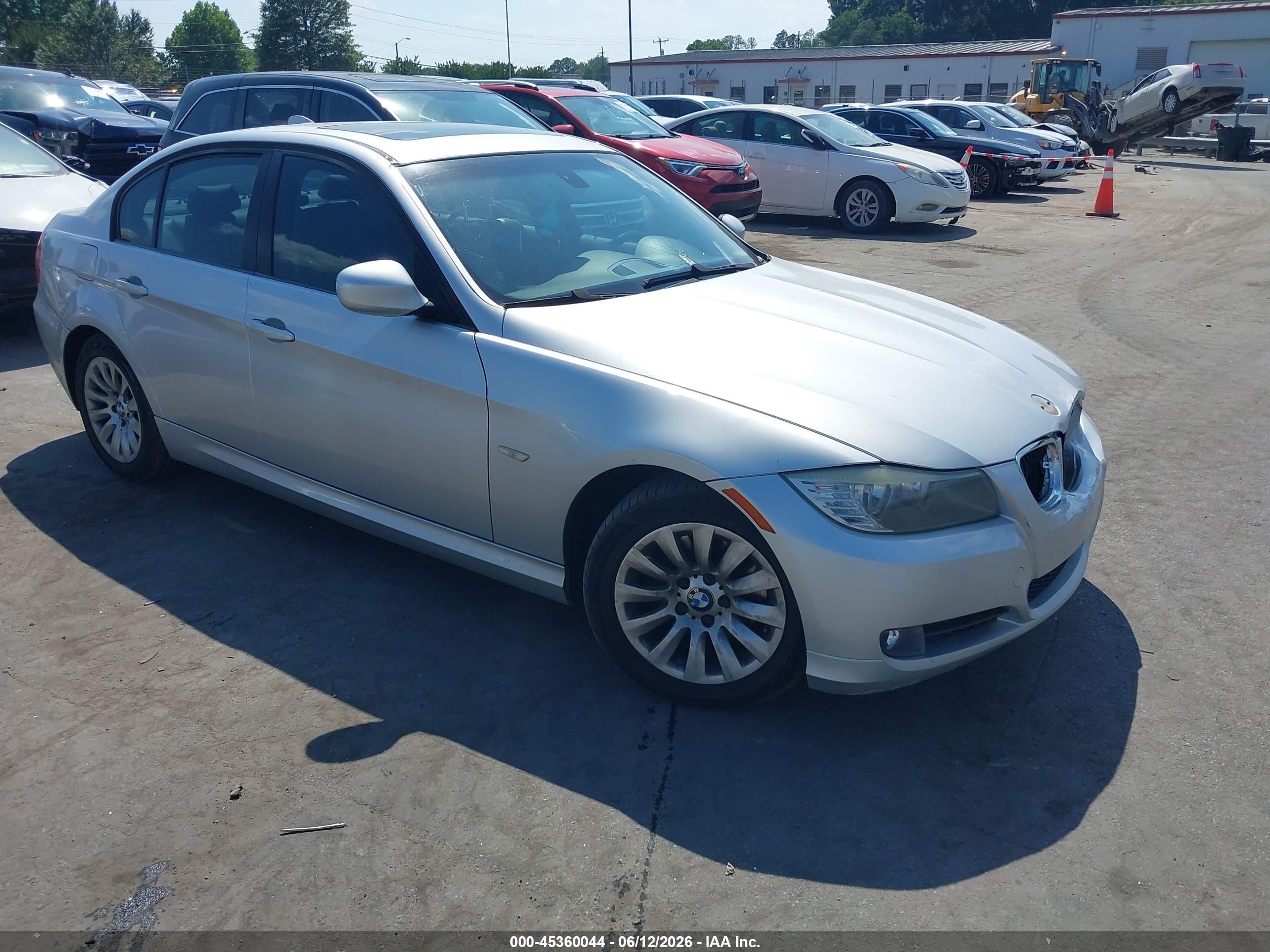 2009 Bmw 328i   Silver vin: WBAPH77539NM28840