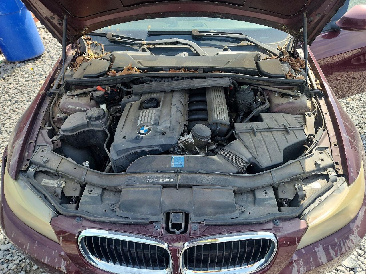 2009 Bmw 328 I Burgundy vin: WBAPH77539NM28921