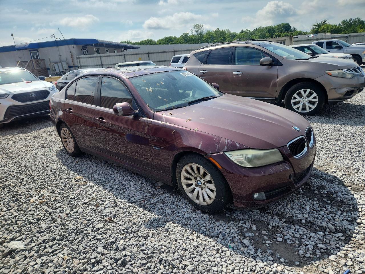 2009 Bmw 328 I Burgundy vin: WBAPH77539NM28921