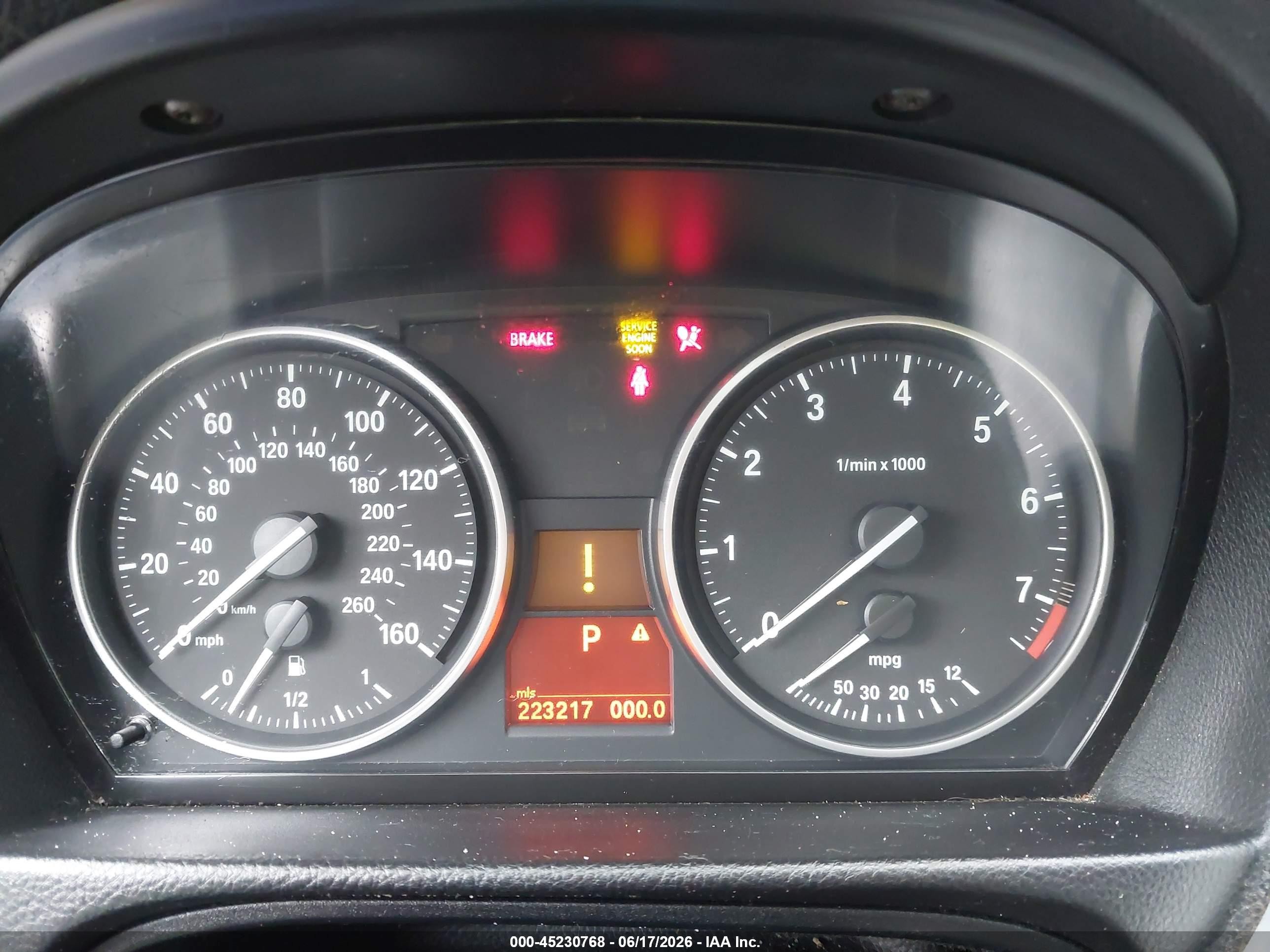 2009 Bmw 328i   Черный vin: WBAPH77539NM30944