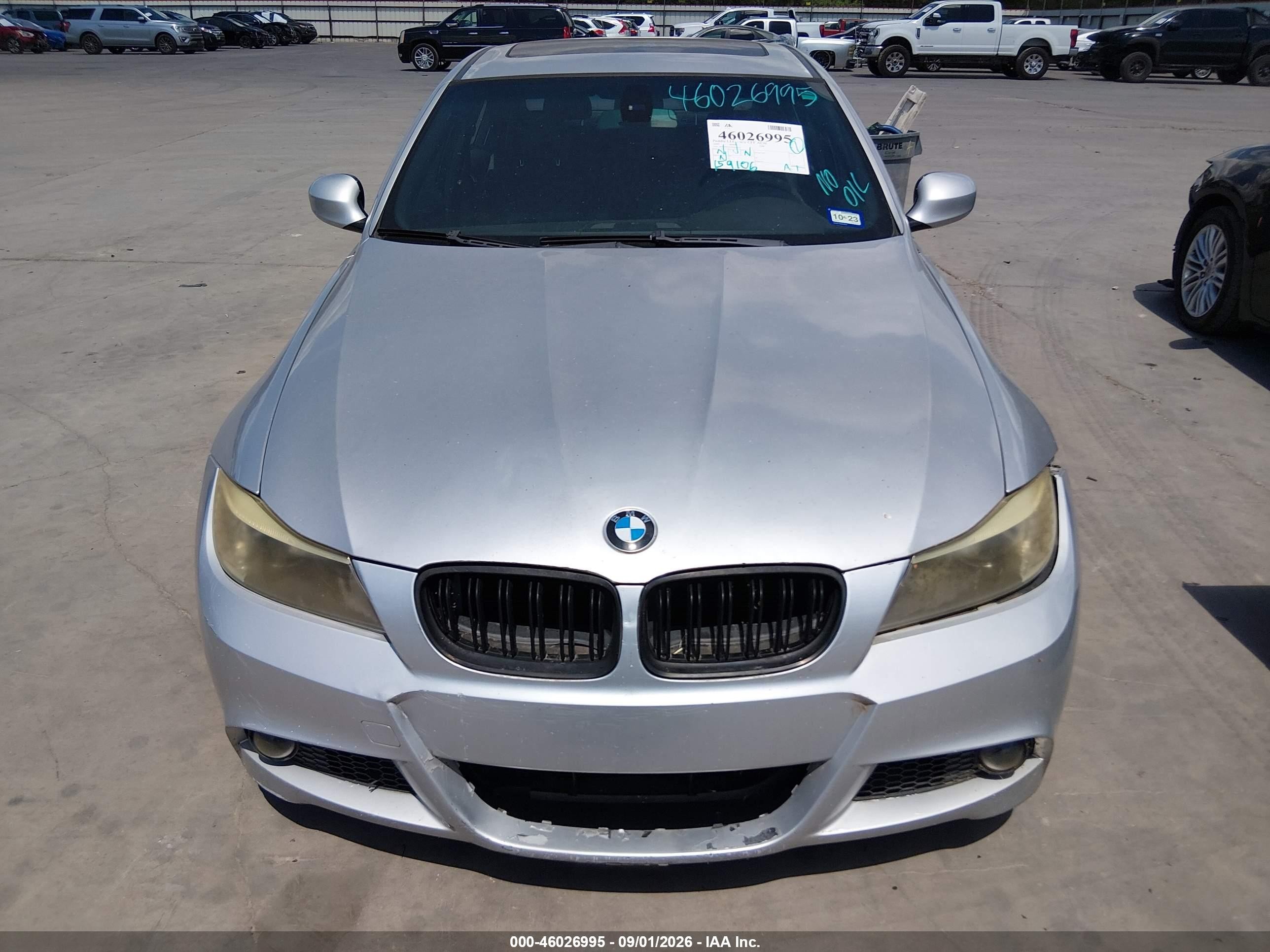 2009 Bmw 328i   Серебряный vin: WBAPH77539NM46142