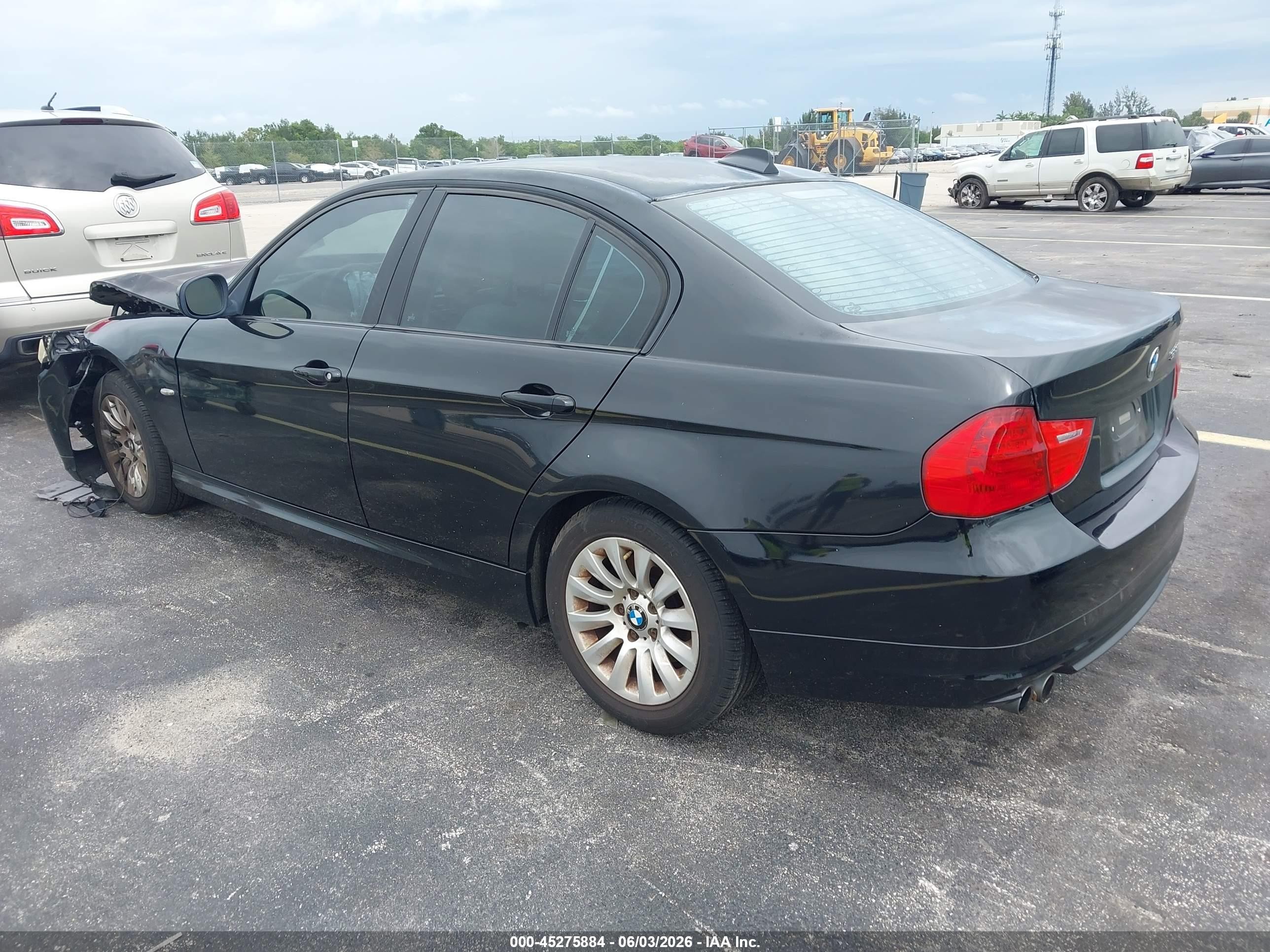 2009 Bmw 328i   Black vin: WBAPH77549NL85447