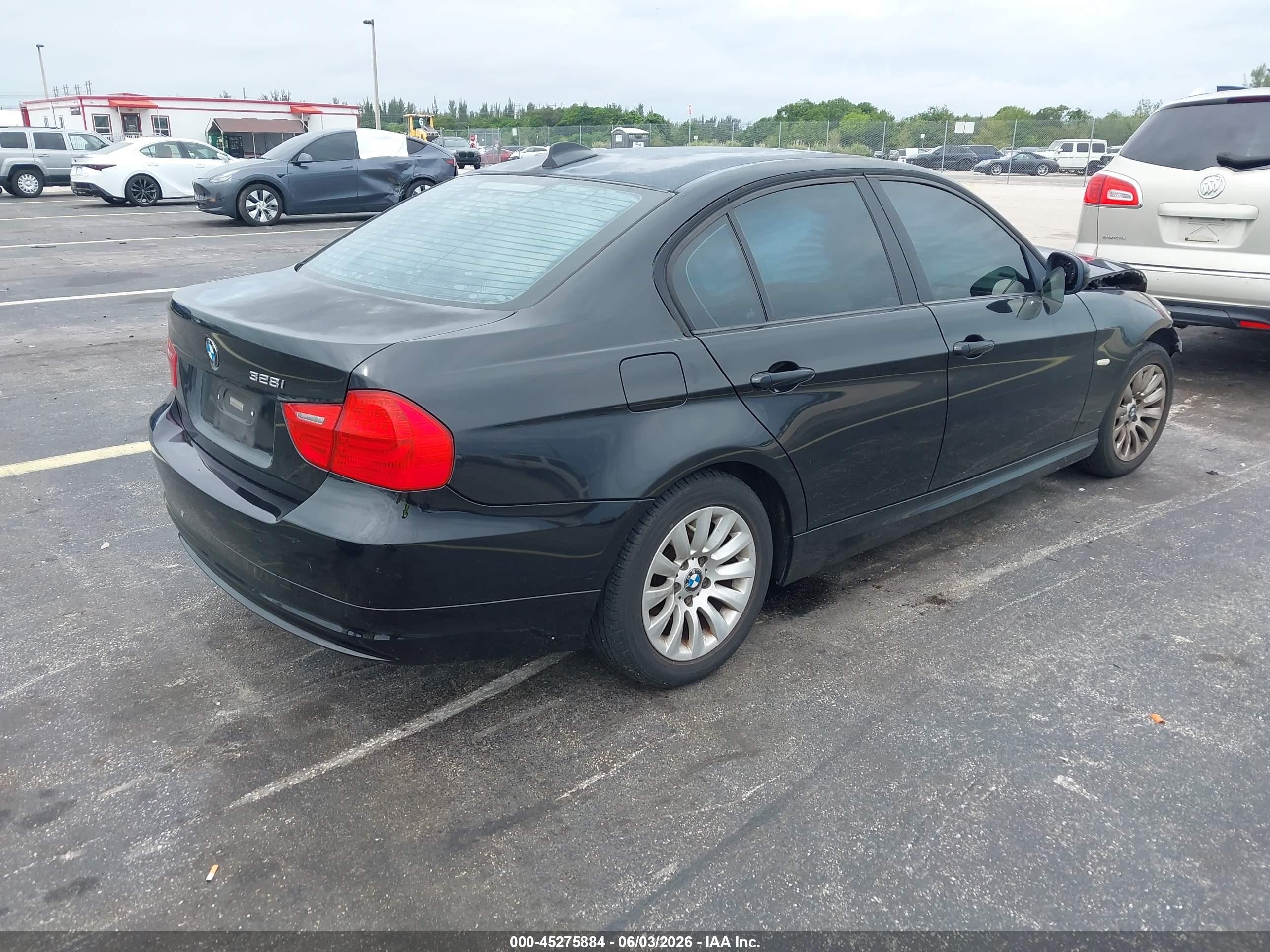 2009 Bmw 328i   Black vin: WBAPH77549NL85447
