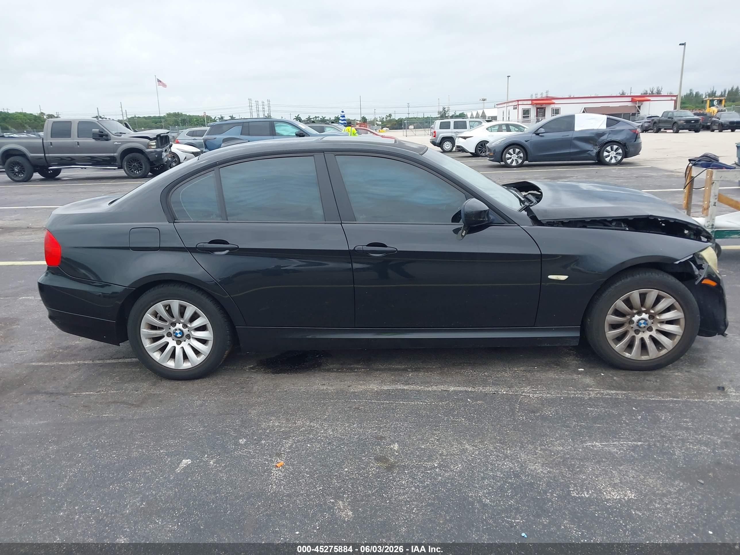 2009 Bmw 328i   Black vin: WBAPH77549NL85447