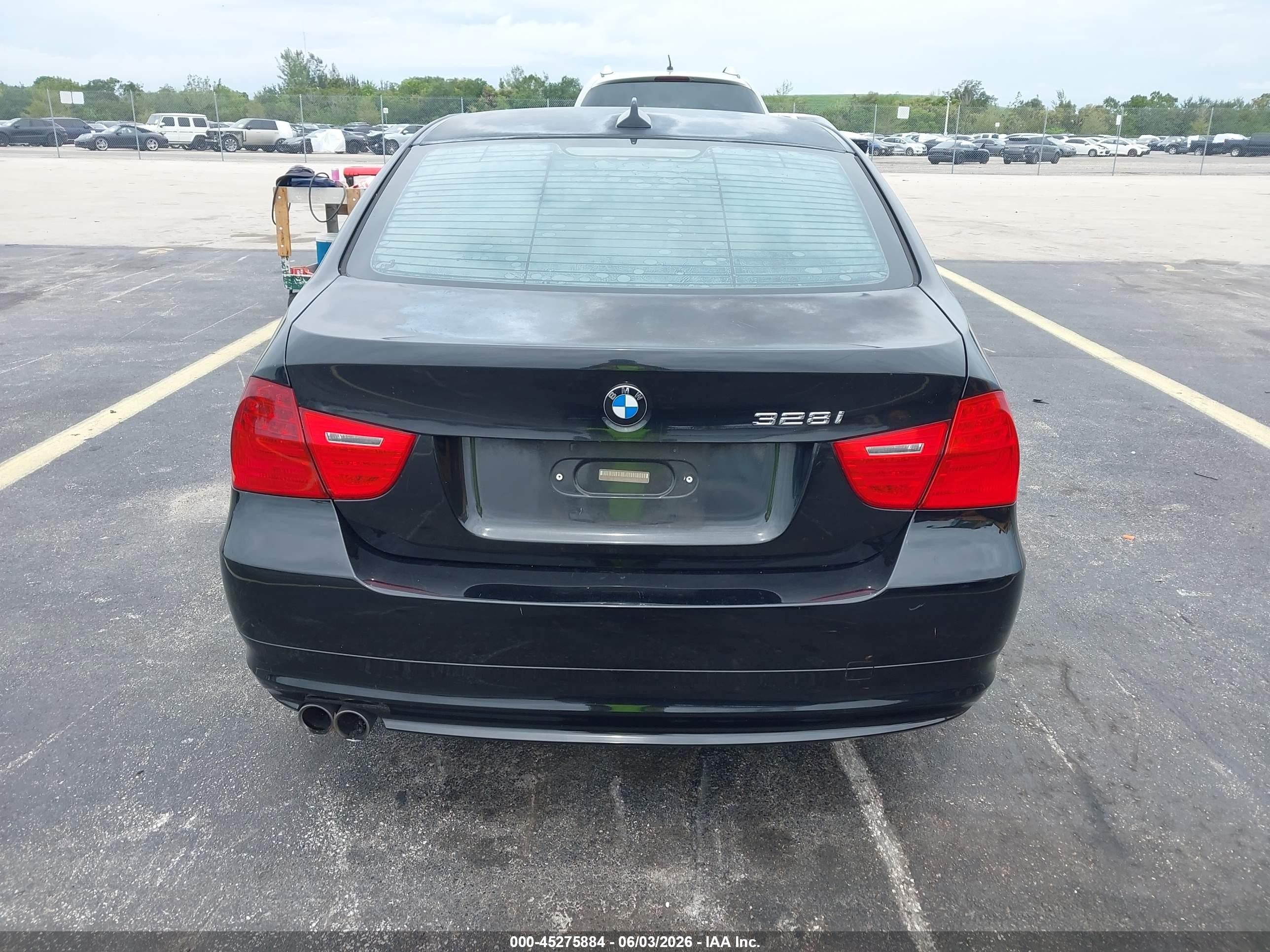 2009 Bmw 328i   Black vin: WBAPH77549NL85447