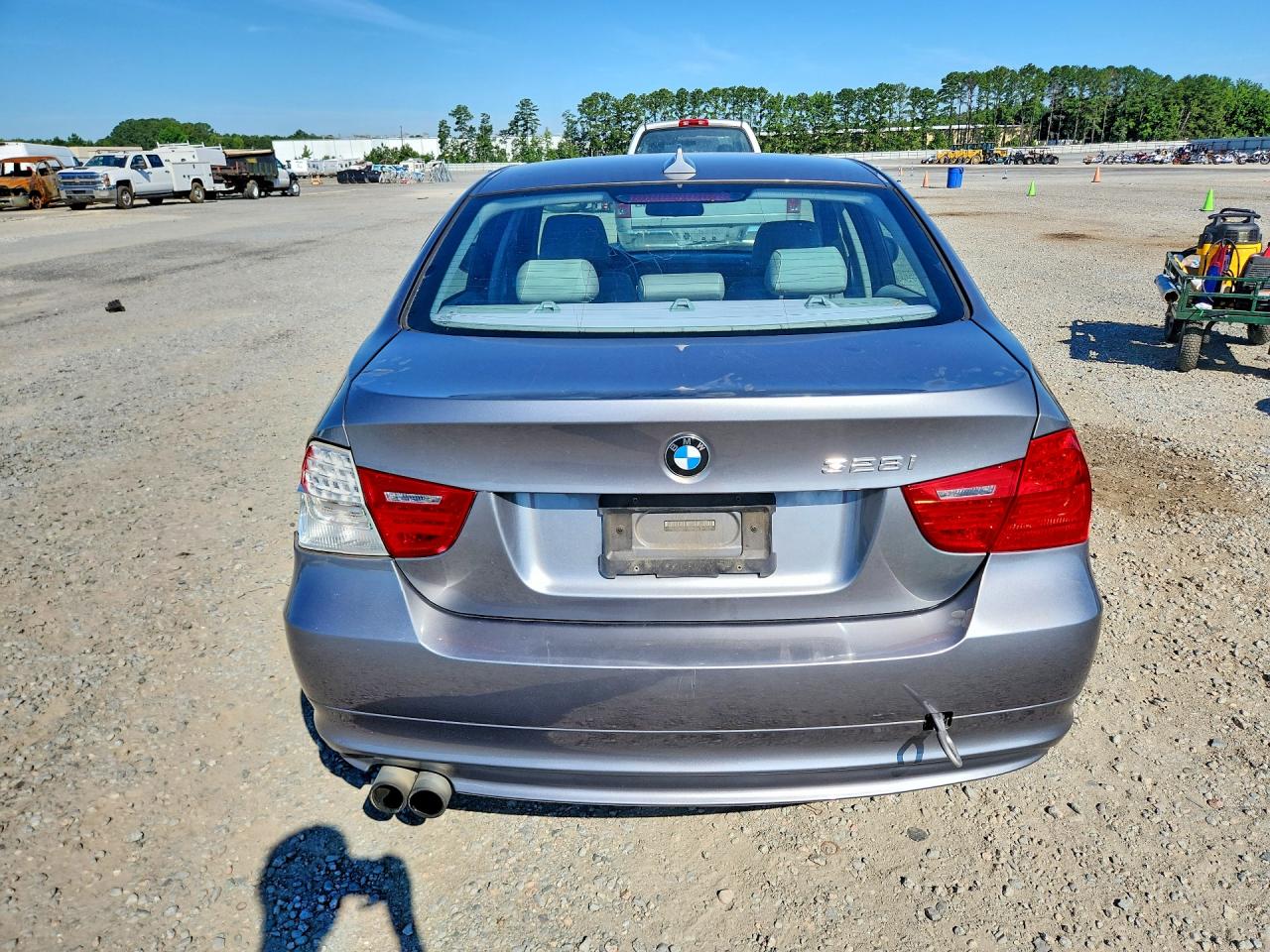 2009 Bmw 328 I Gray vin: WBAPH77549NM46392