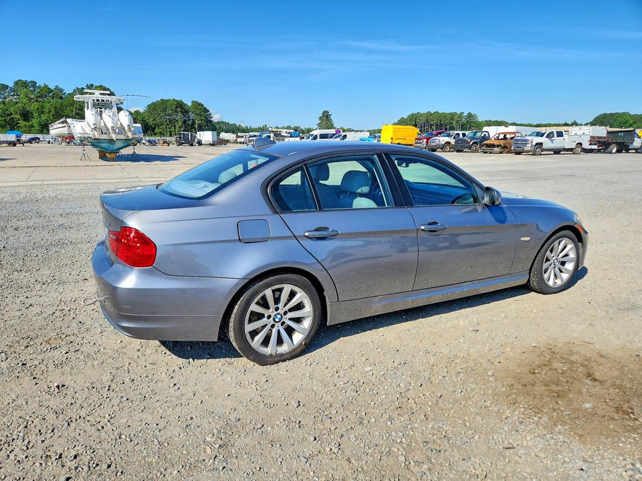 2009 Bmw 328 I Gray vin: WBAPH77549NM46392