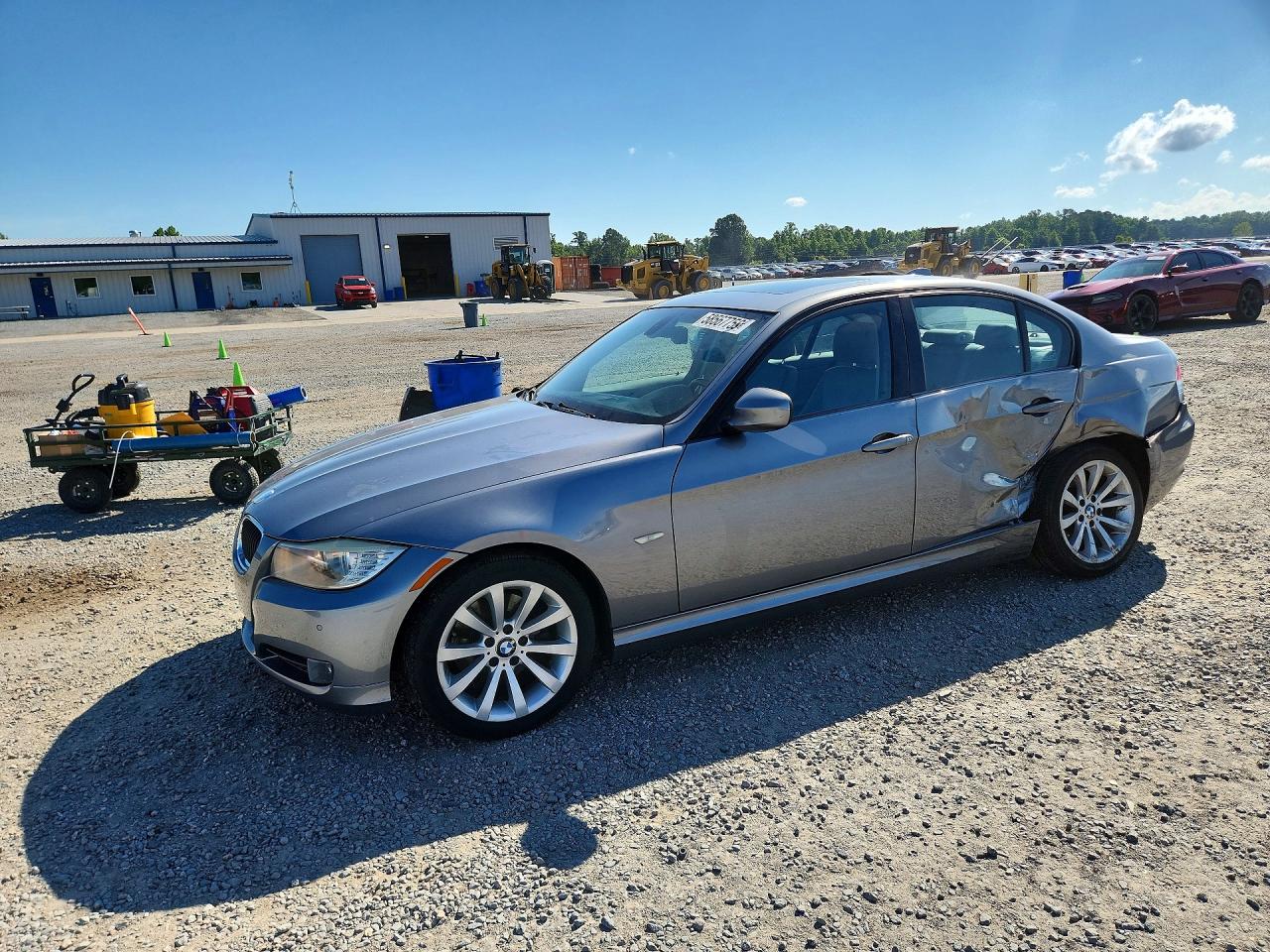 2009 Bmw 328 I Gray vin: WBAPH77549NM46392