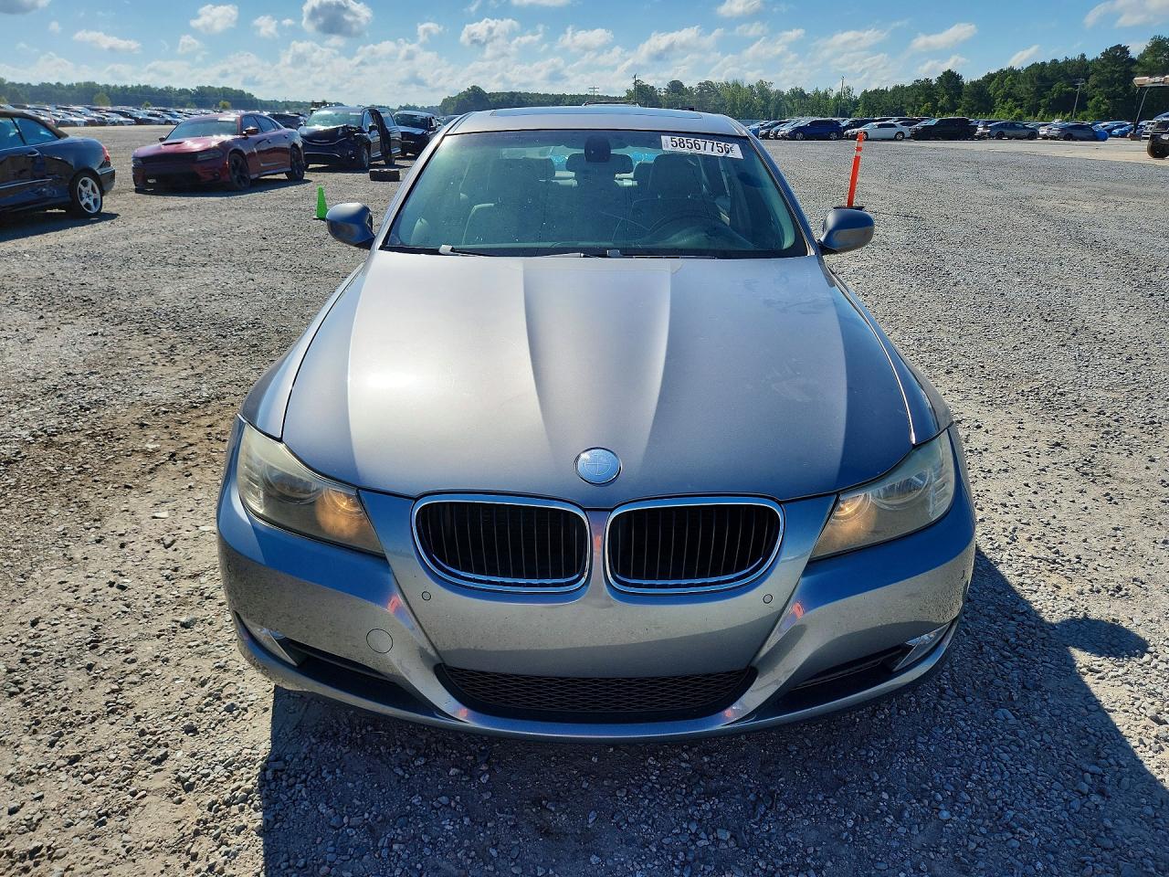 2009 Bmw 328 I Gray vin: WBAPH77549NM46392