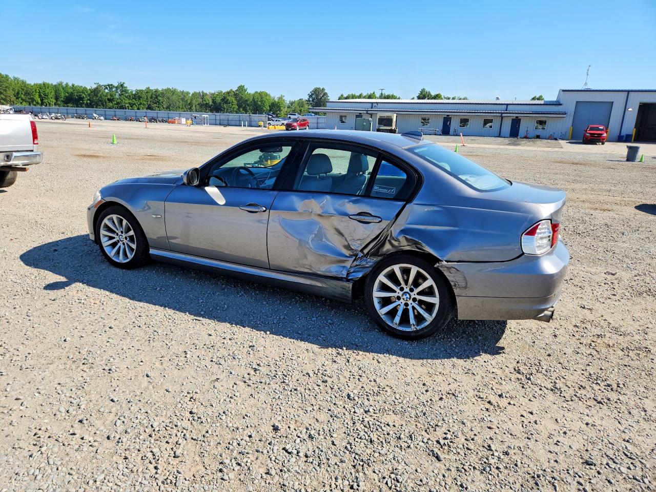 2009 Bmw 328 I Gray vin: WBAPH77549NM46392