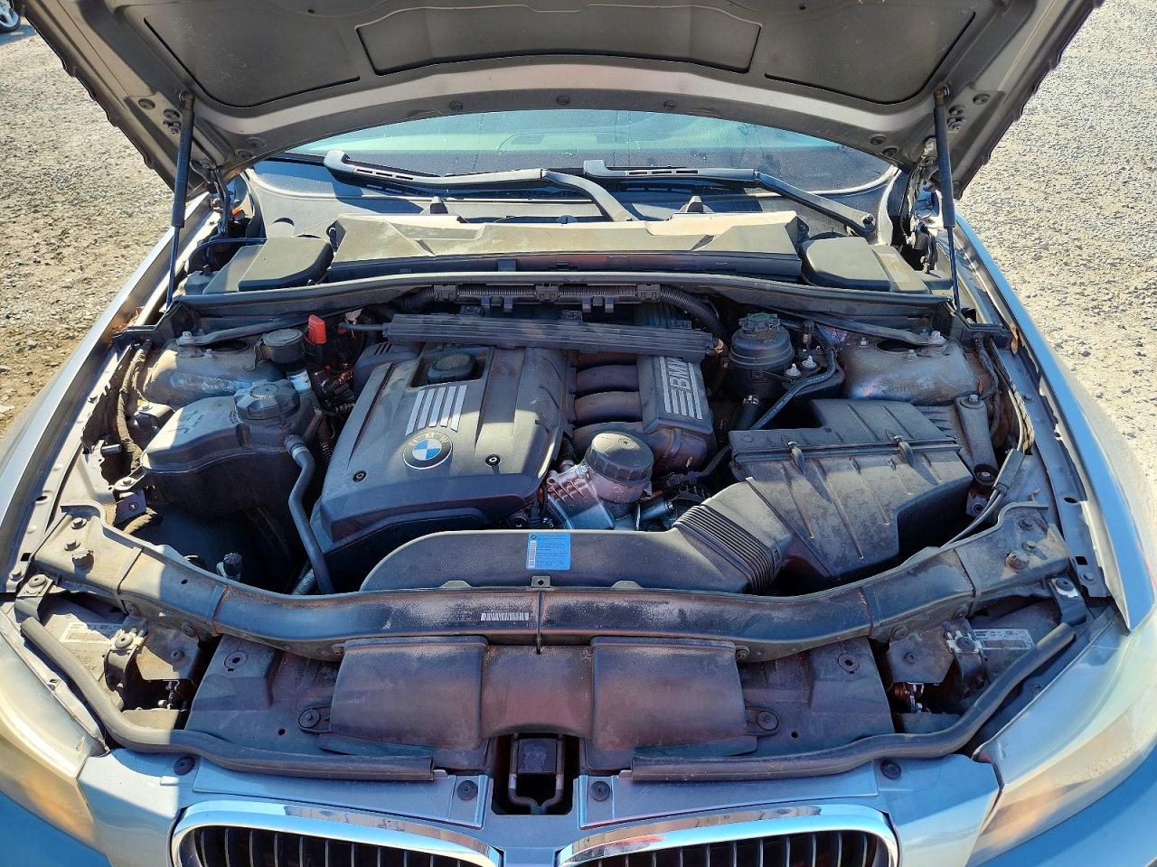 2009 Bmw 328 I Gray vin: WBAPH77549NM46392
