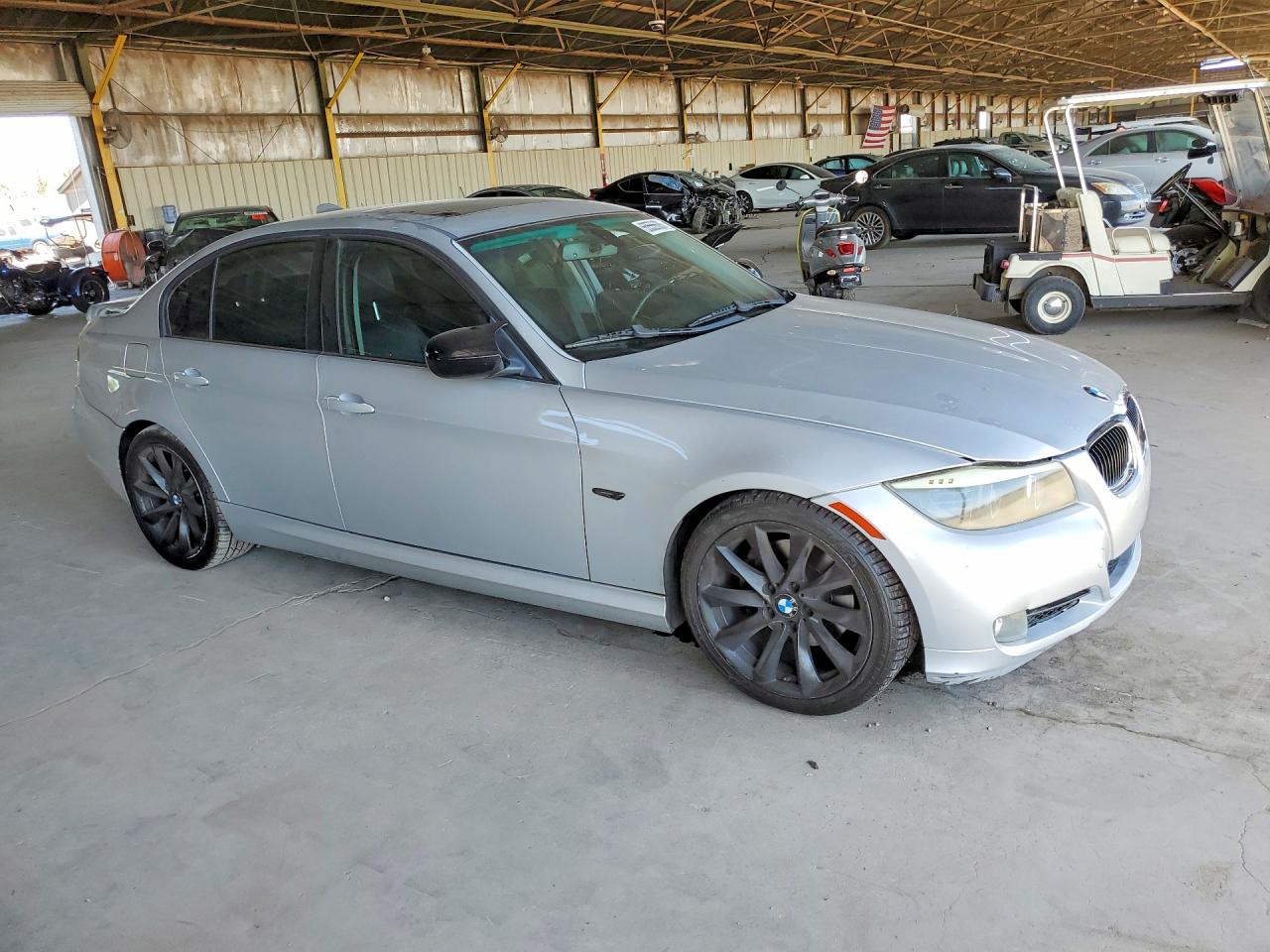 2009 Bmw 328 I Silver vin: WBAPH77569NL81822