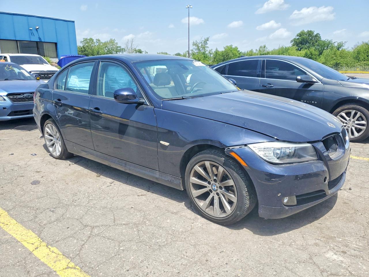 2009 Bmw 328 I Blue vin: WBAPH77569NM30372
