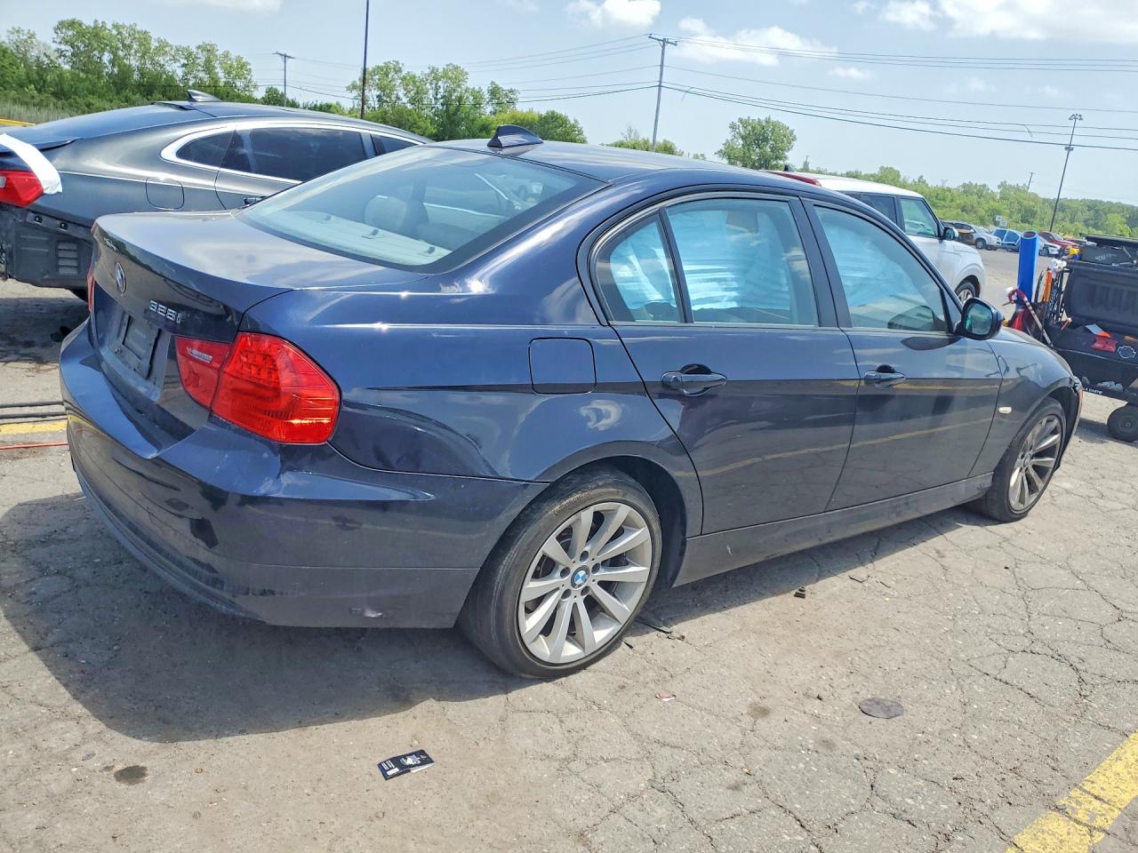 2009 Bmw 328 I Blue vin: WBAPH77569NM30372