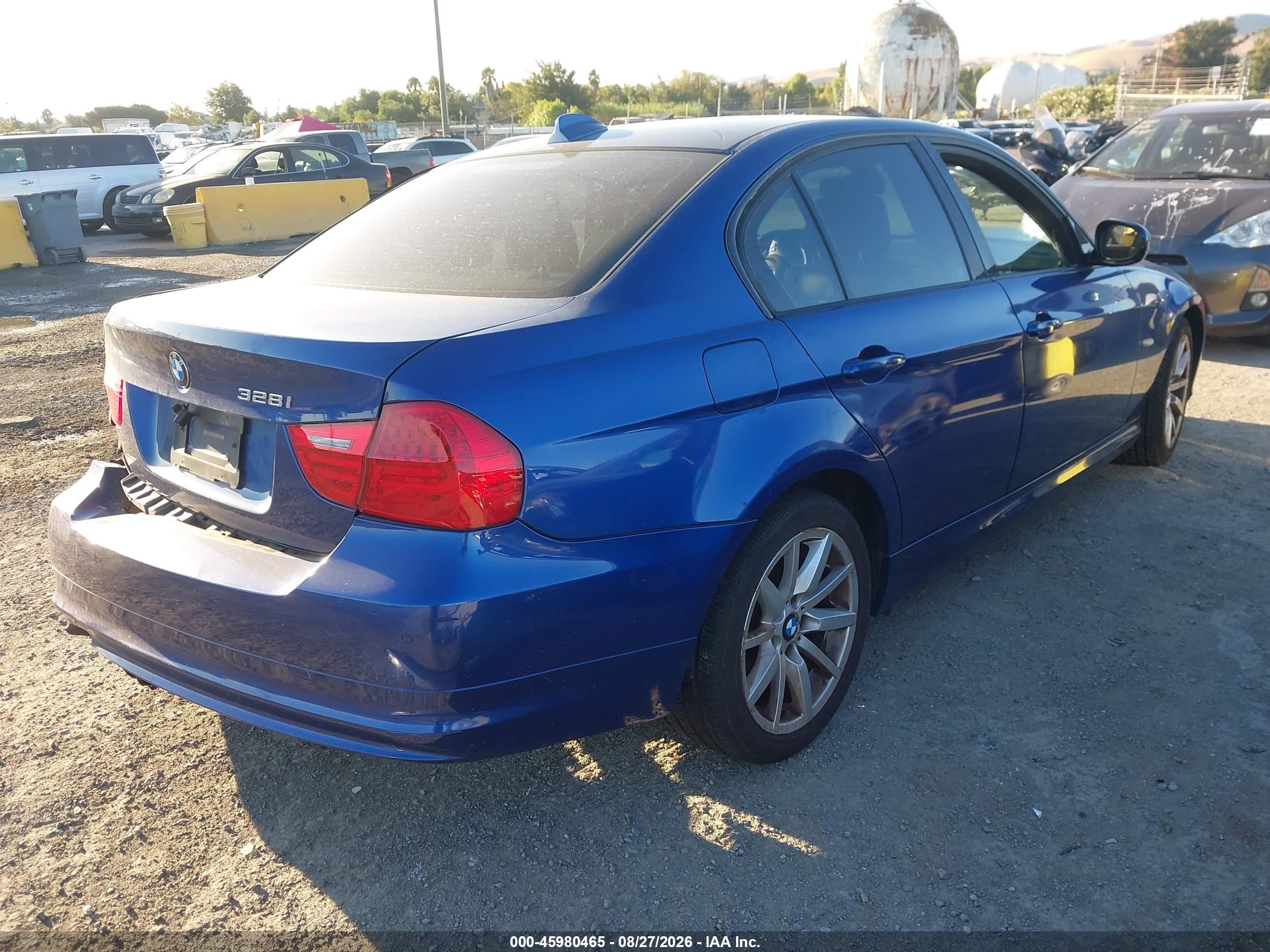 2009 Bmw 328i   Blue vin: WBAPH77599NM46839