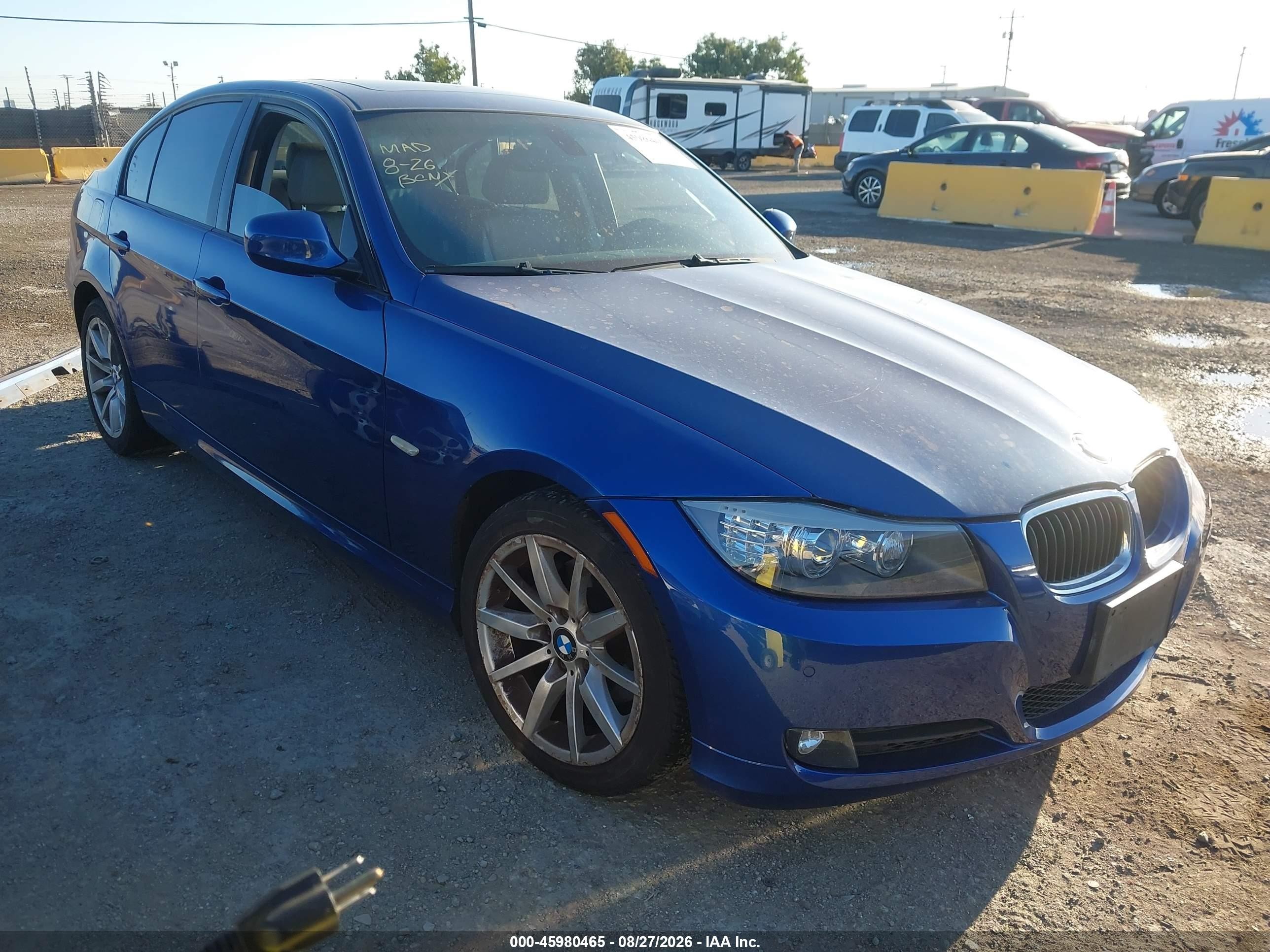 2009 Bmw 328i   Blue vin: WBAPH77599NM46839