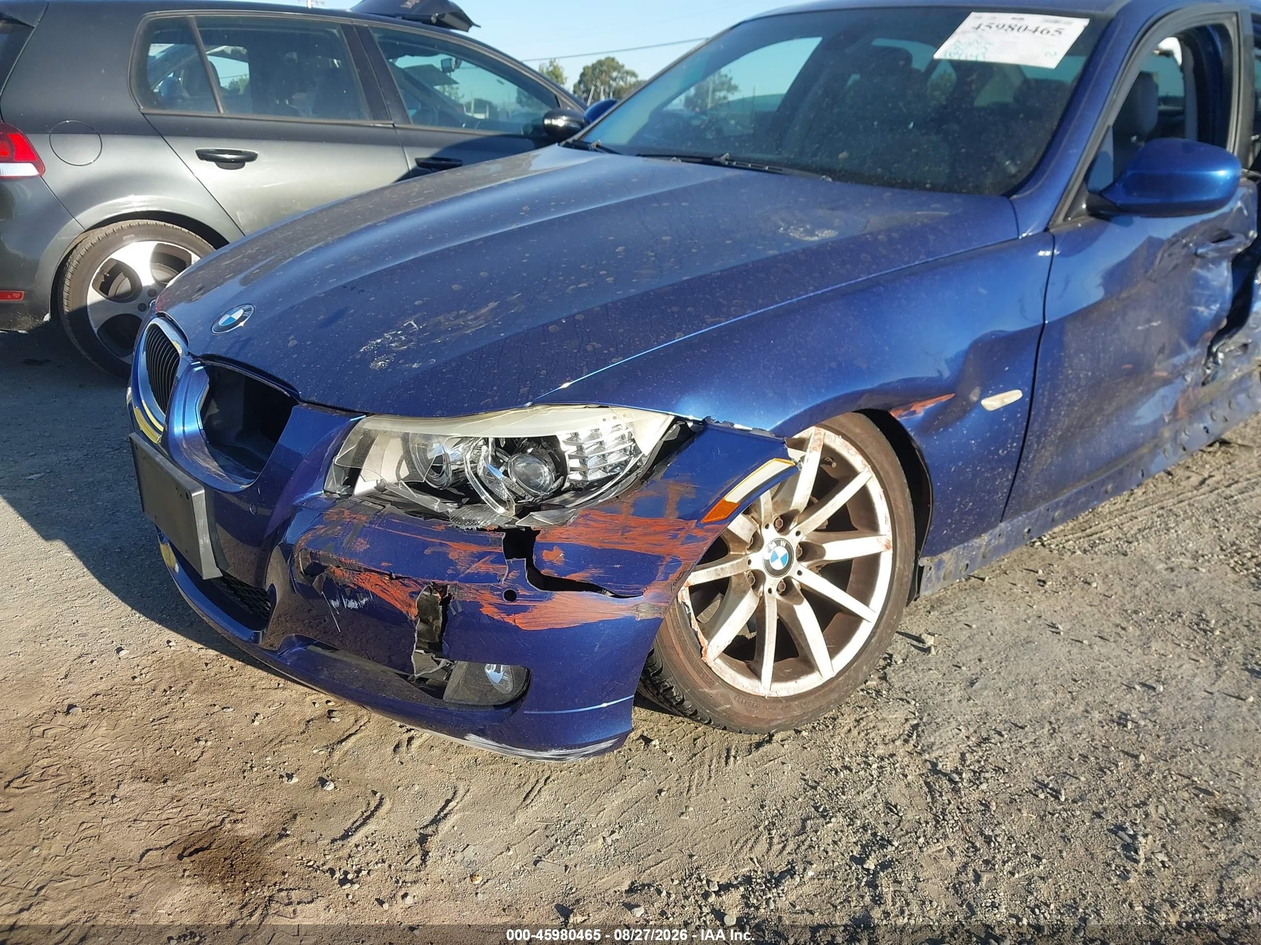 2009 Bmw 328i   Blue vin: WBAPH77599NM46839