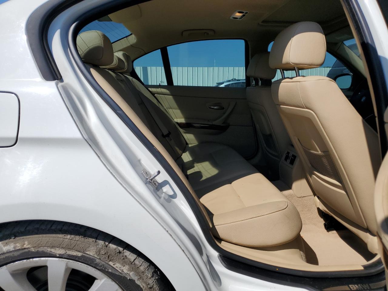2009 Bmw 328 I White vin: WBAPH77599NM47120