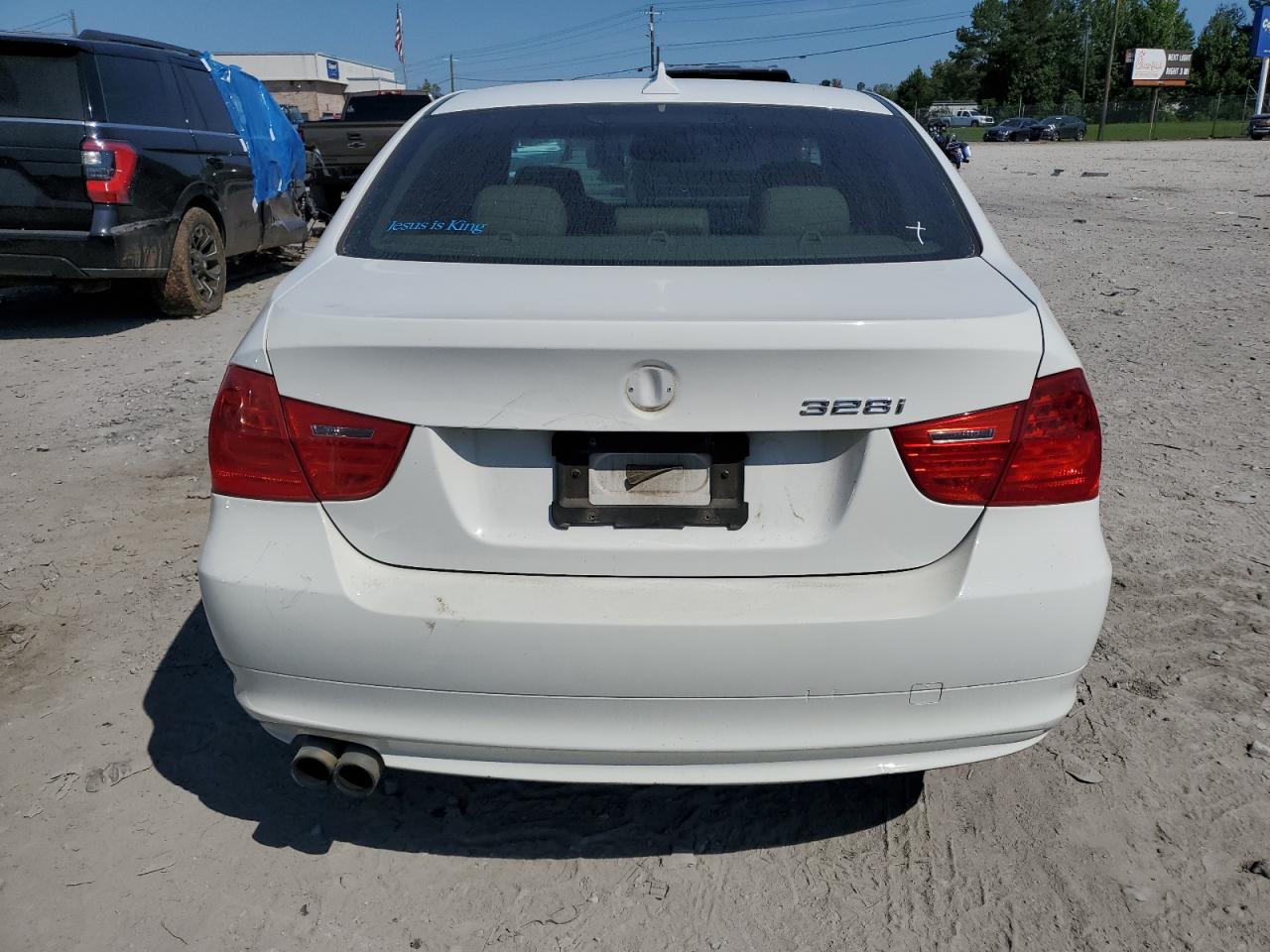2009 Bmw 328 I White vin: WBAPH77599NM47120